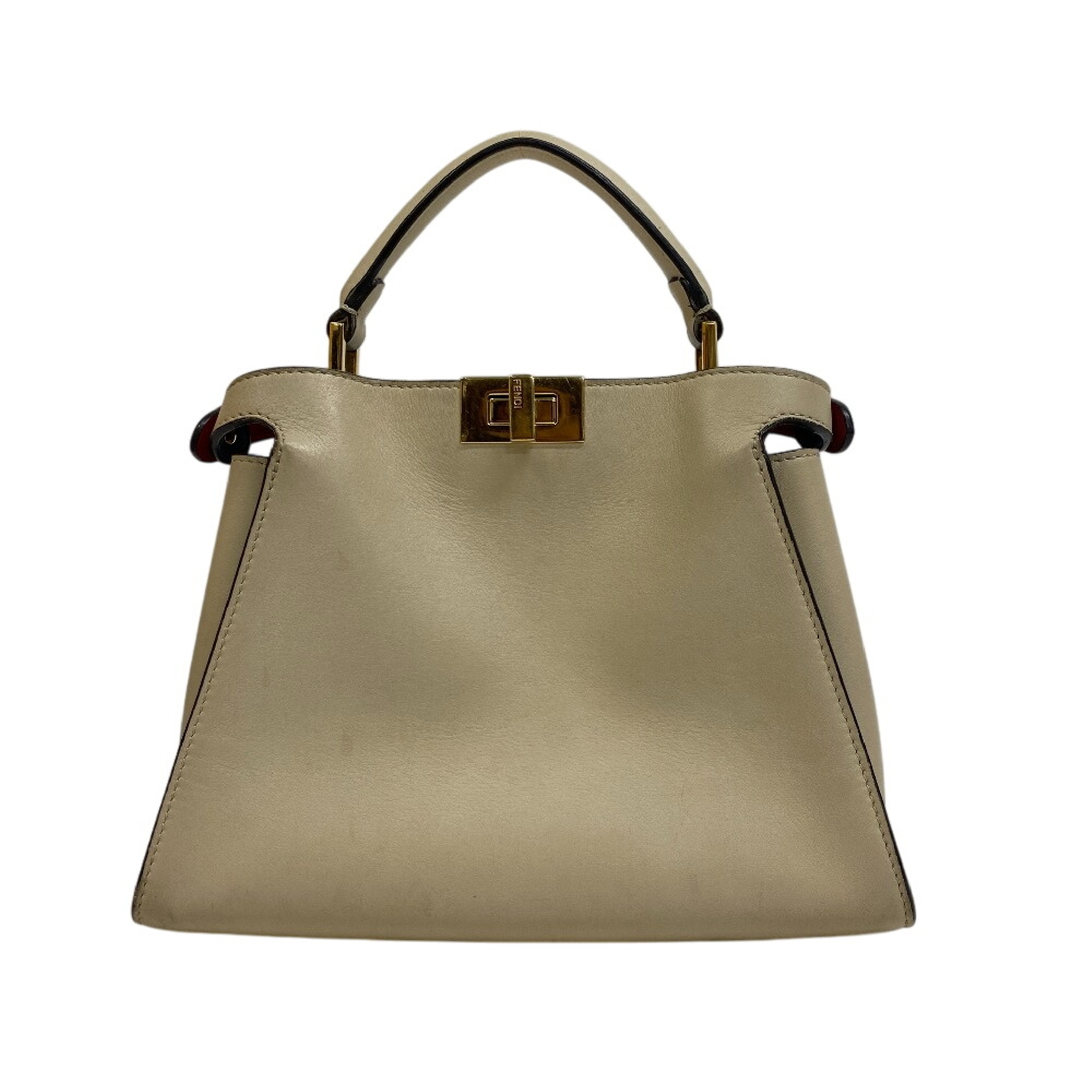 8BN302 2-Way Peekaboo Essentially Handbag Leather Women's Shoulder Bag — view 2