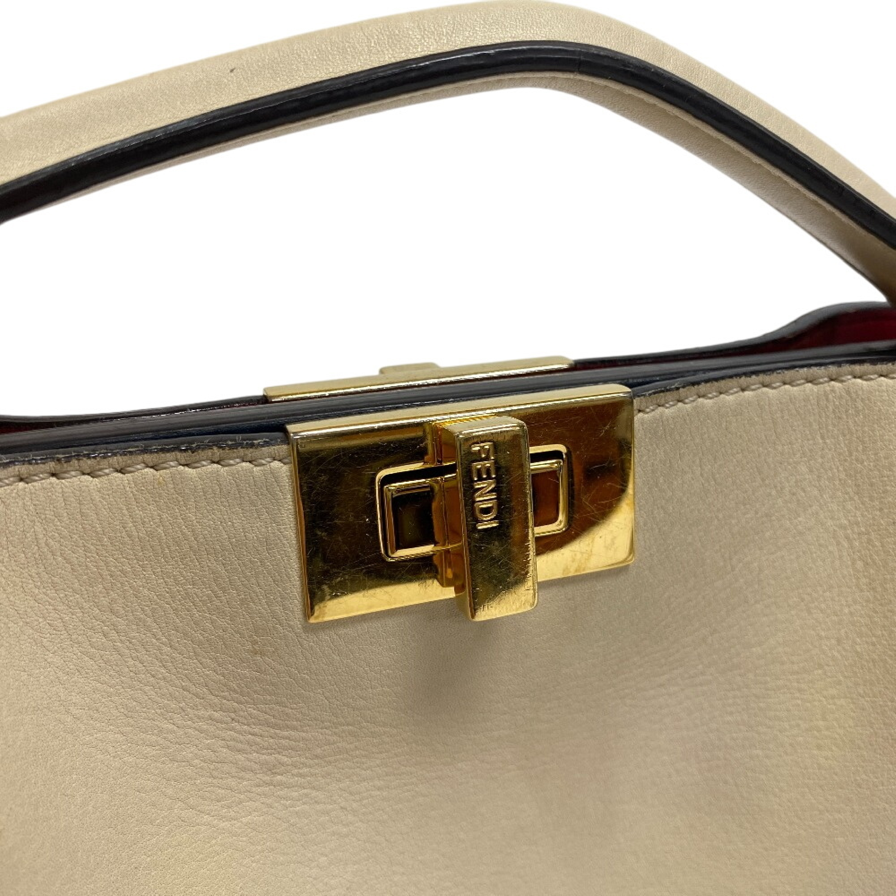 8BN302 2-Way Peekaboo Essentially Handbag Leather Women's Shoulder Bag — view 6