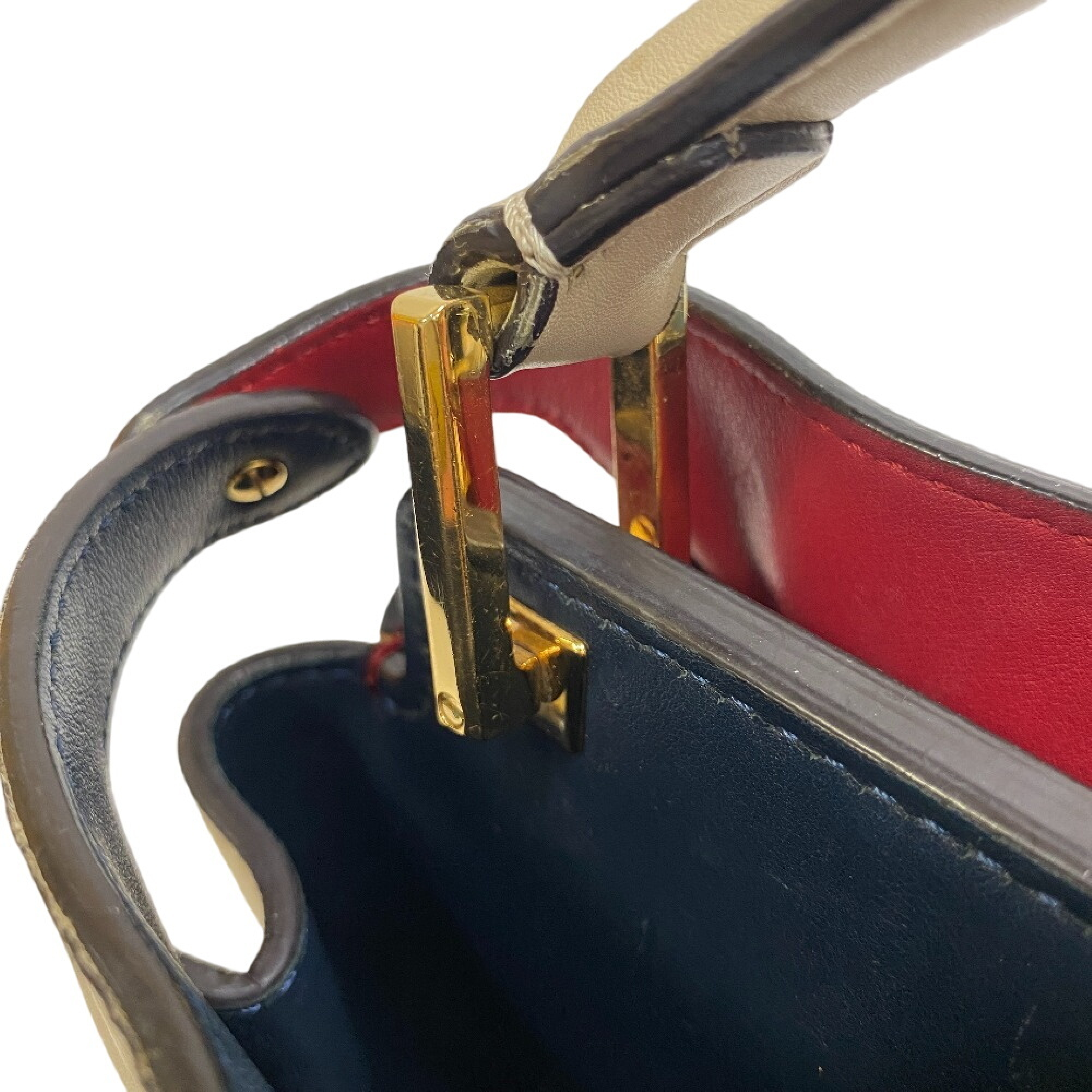 8BN302 2-Way Peekaboo Essentially Handbag Leather Women's Shoulder Bag — view 10