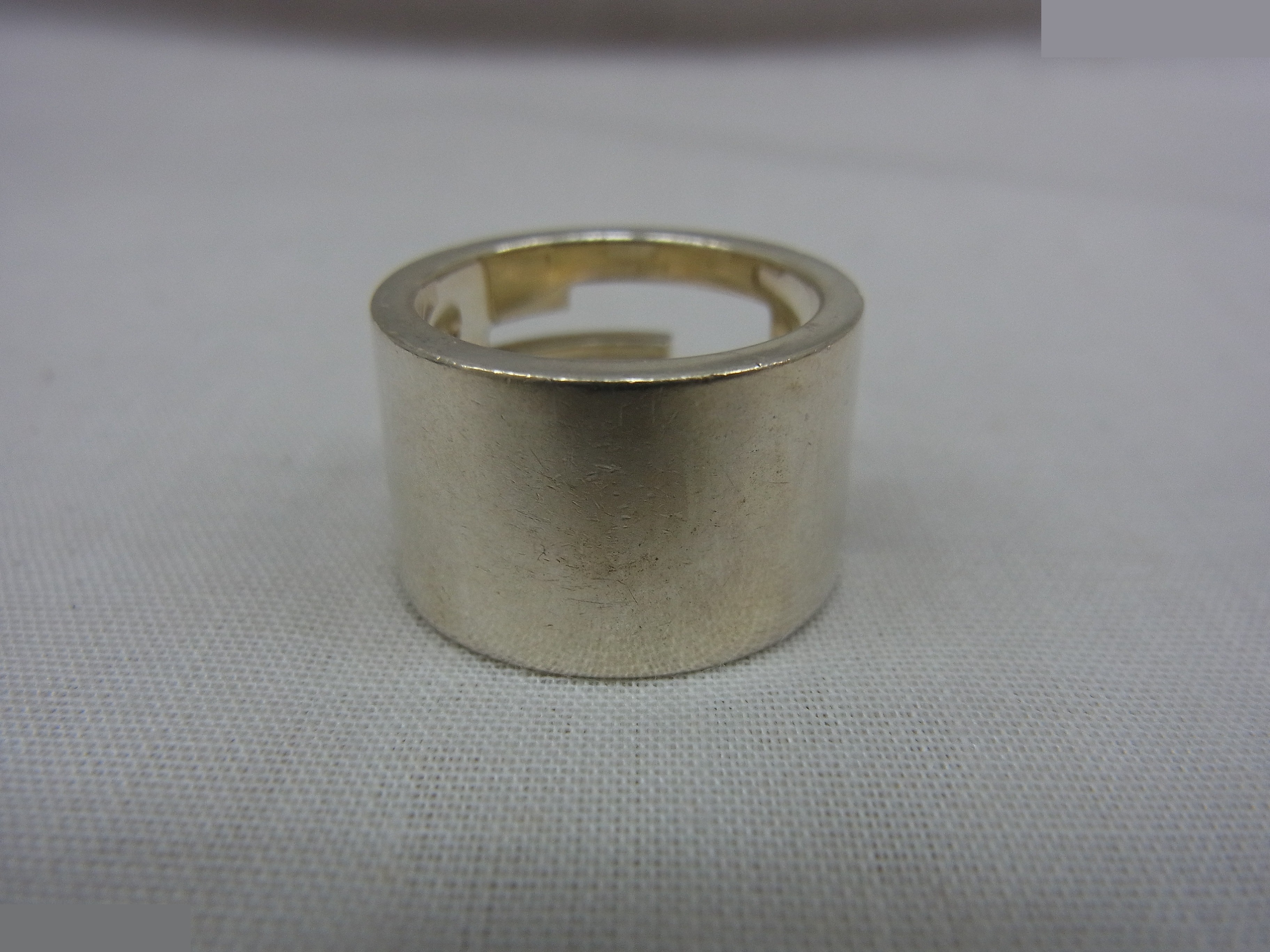 SV925 Branded Ring, 10.7g, Stamped "9", Actual Size #8 — view 2