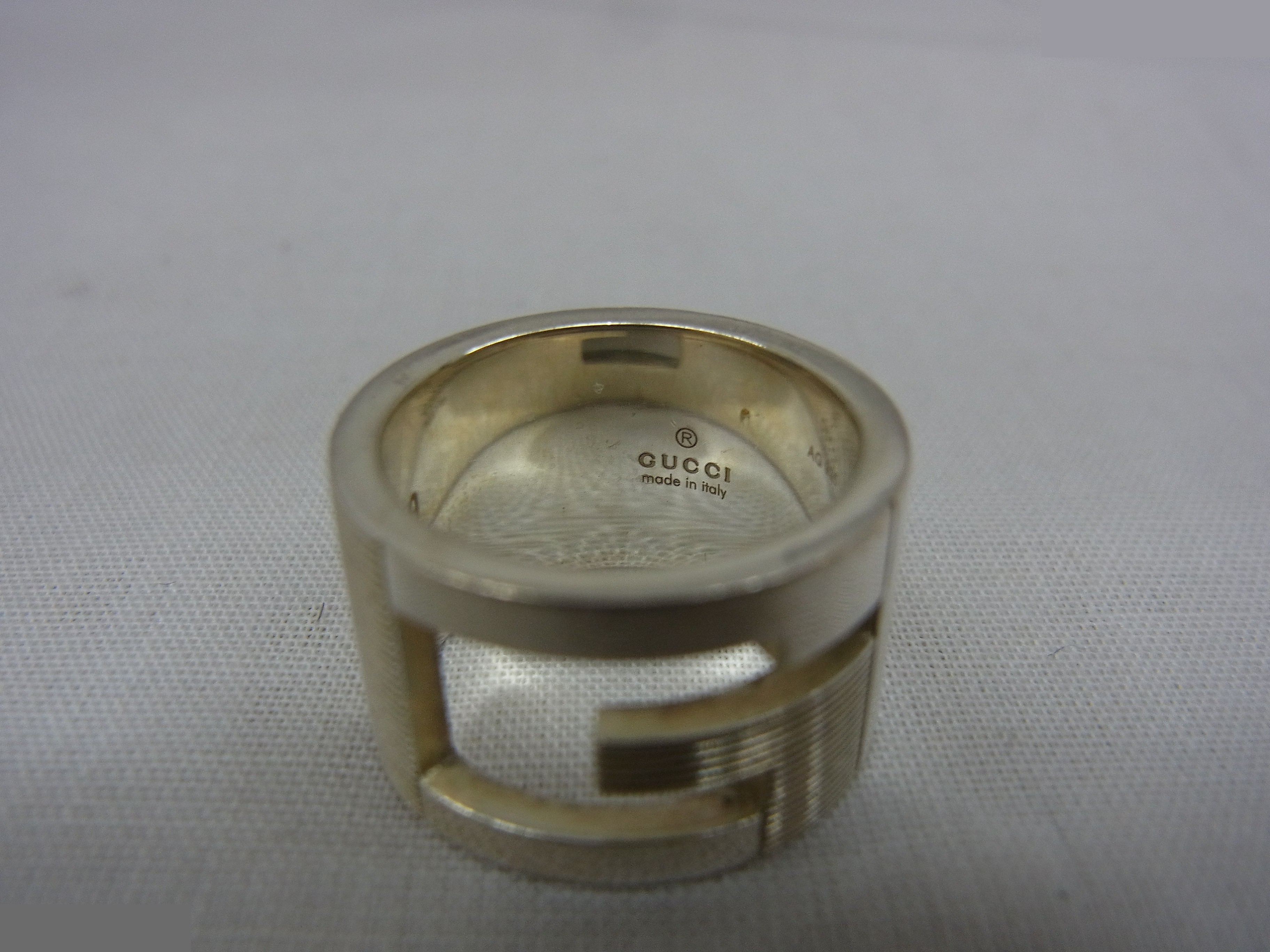 SV925 Branded Ring, 10.7g, Stamped "9", Actual Size #8 — view 5