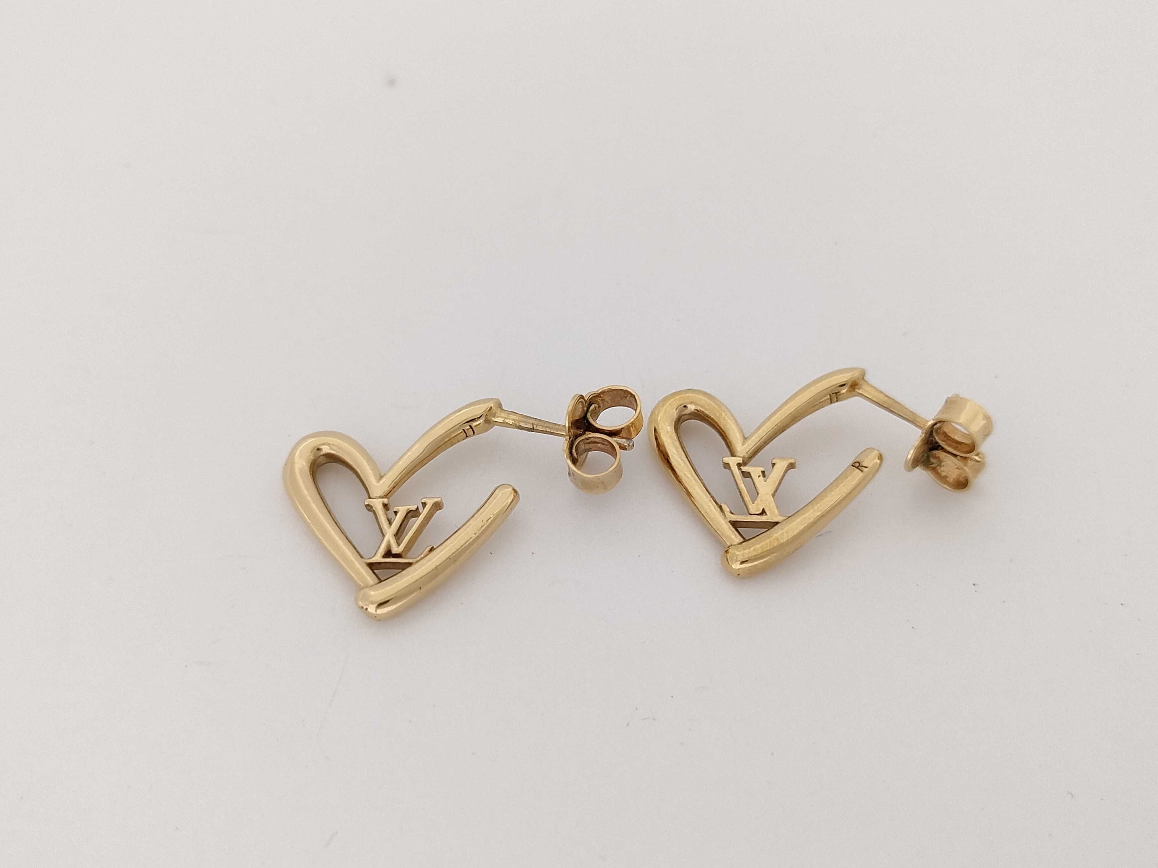 Bouclédreilles Heart Falling in Love Earrings Gold Earrings — view 2