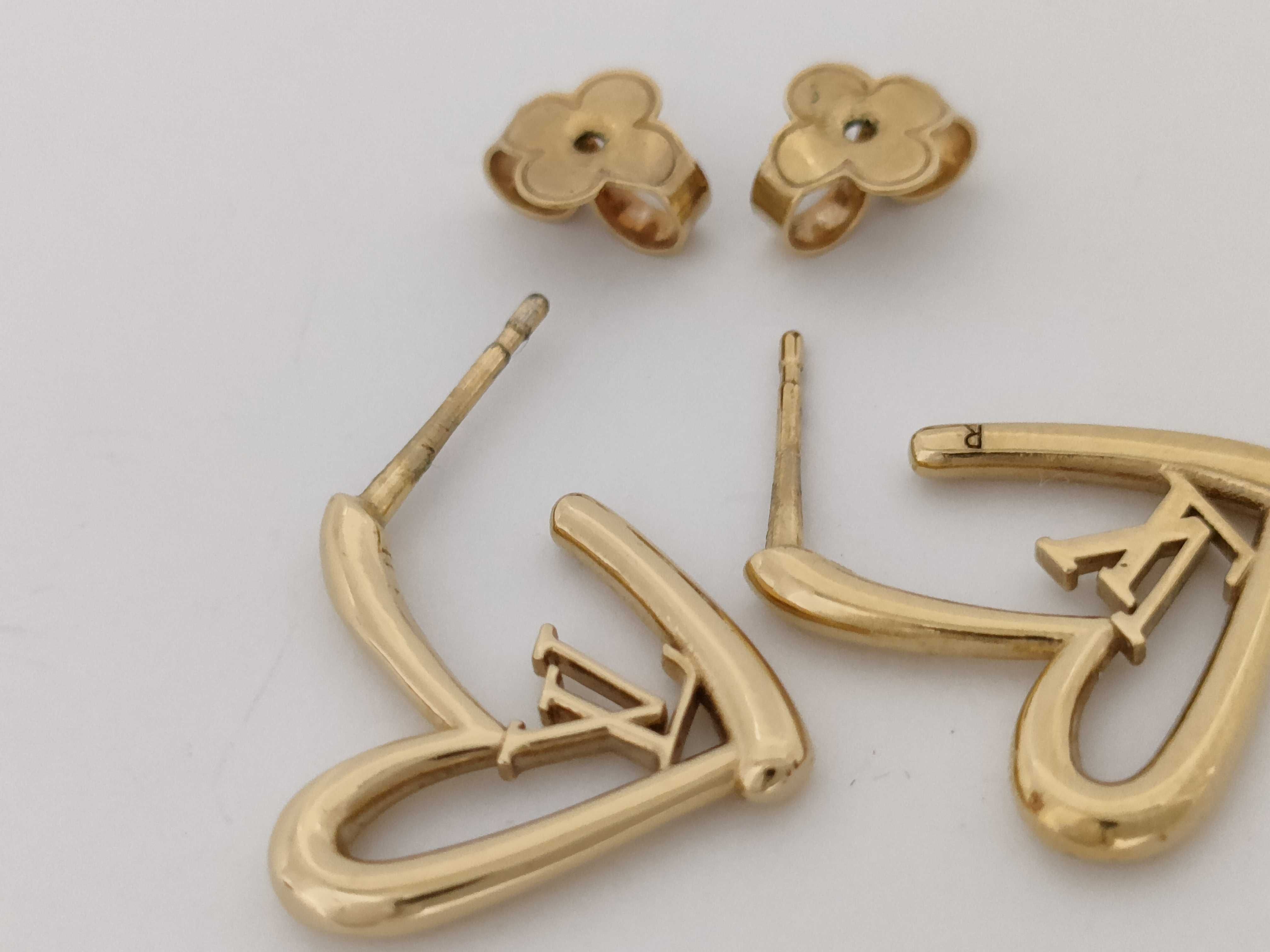 Bouclédreilles Heart Falling in Love Earrings Gold Earrings — view 3