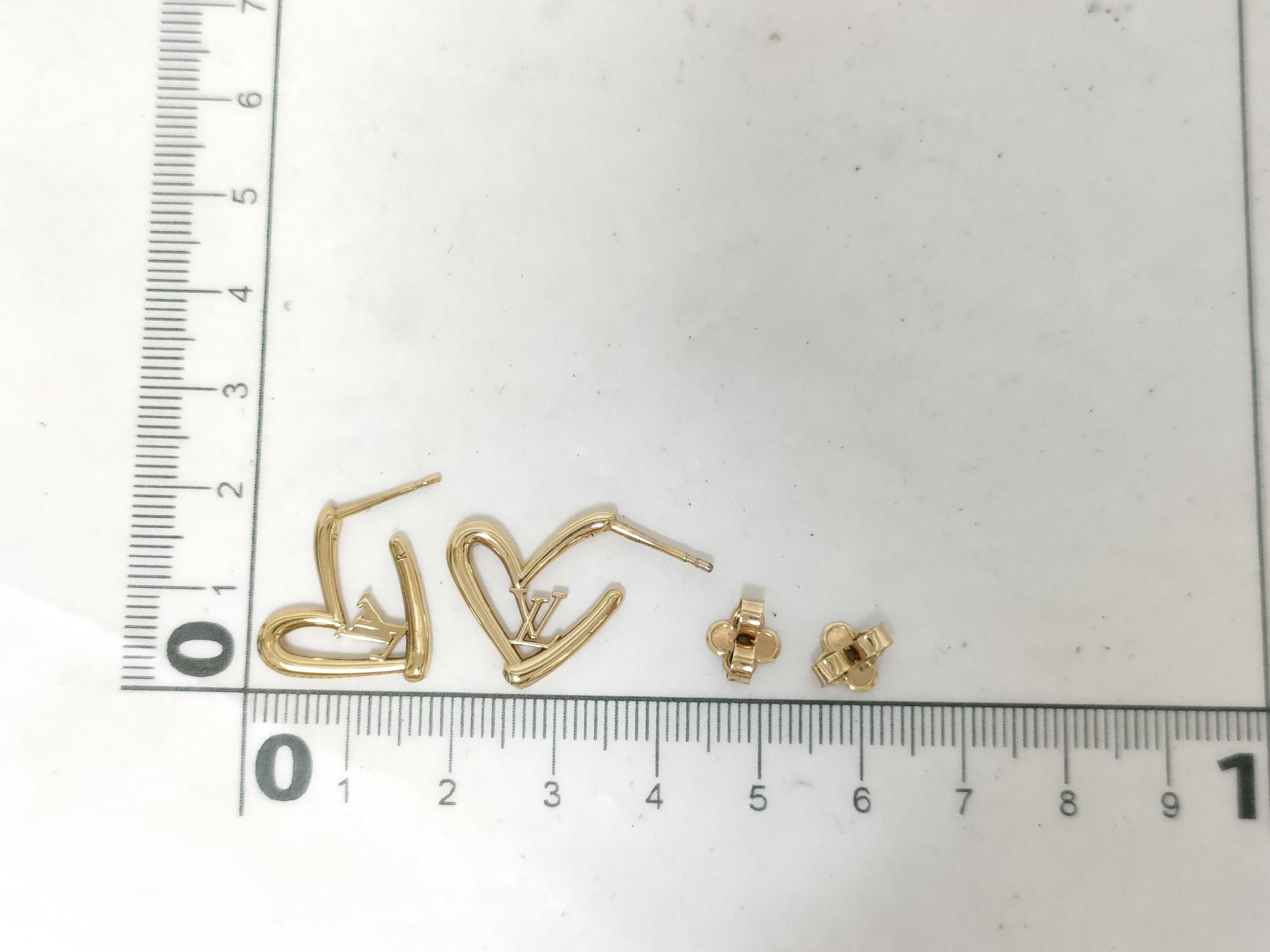 Bouclédreilles Heart Falling in Love Earrings Gold Earrings — view 6