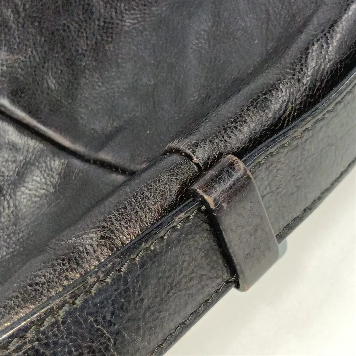 Mombasa Leather Shoulder Bag, Black — view 15