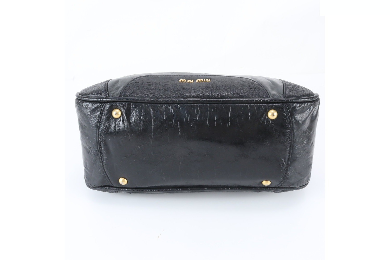 Leather handbag, tote, mini Boston bag — view 6