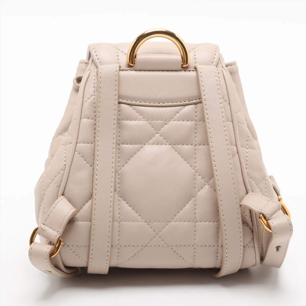 Macro Cannage Caro Backpack Nano Leather Backpack/Rucksack Beige Lucky Star — view 2