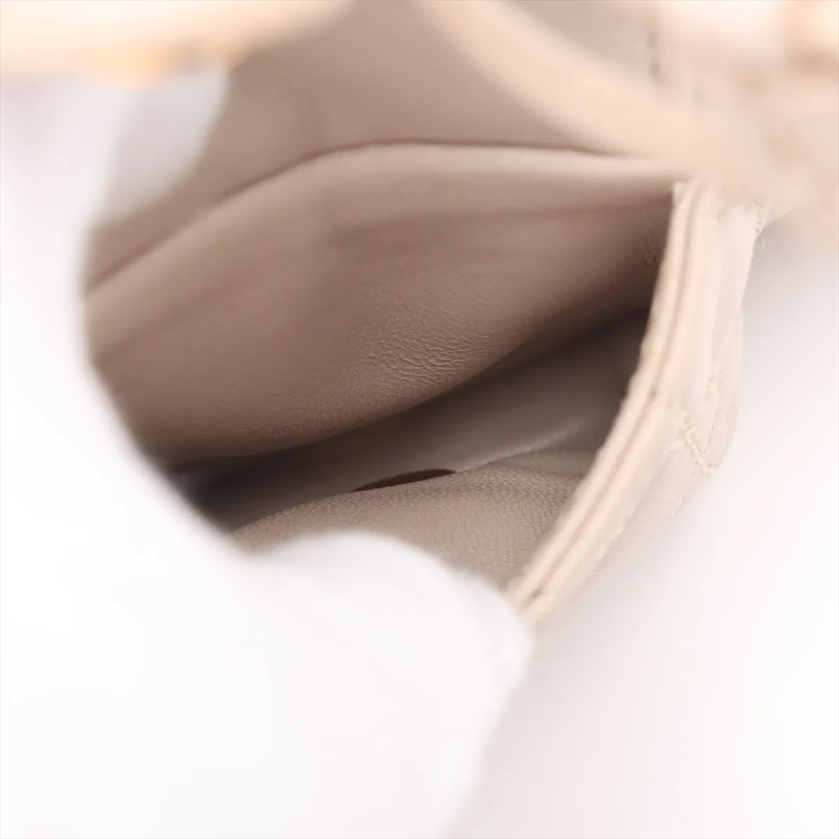 Macro Cannage Caro Backpack Nano Leather Backpack/Rucksack Beige Lucky Star — view 8