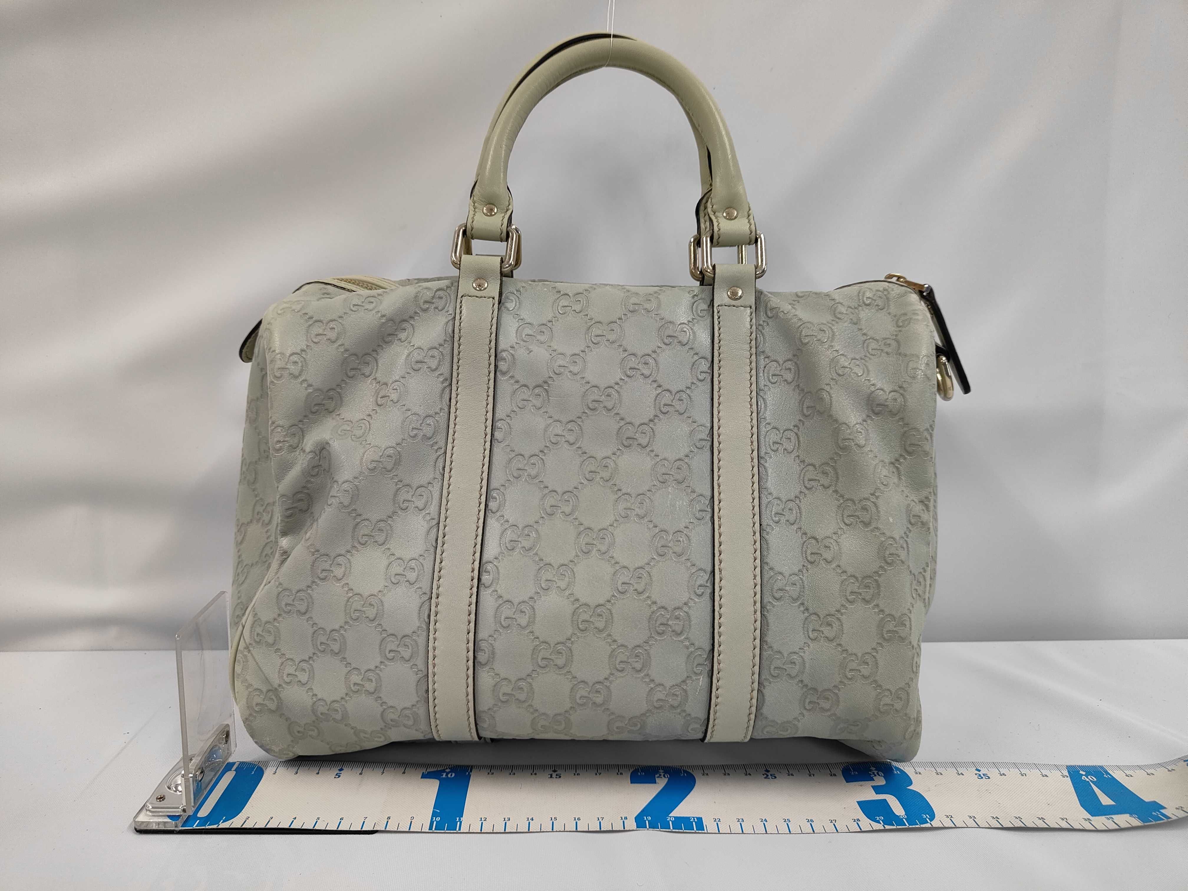 Guccissima Leather Boston Bag, Green, 193603 - Handbag — view 2