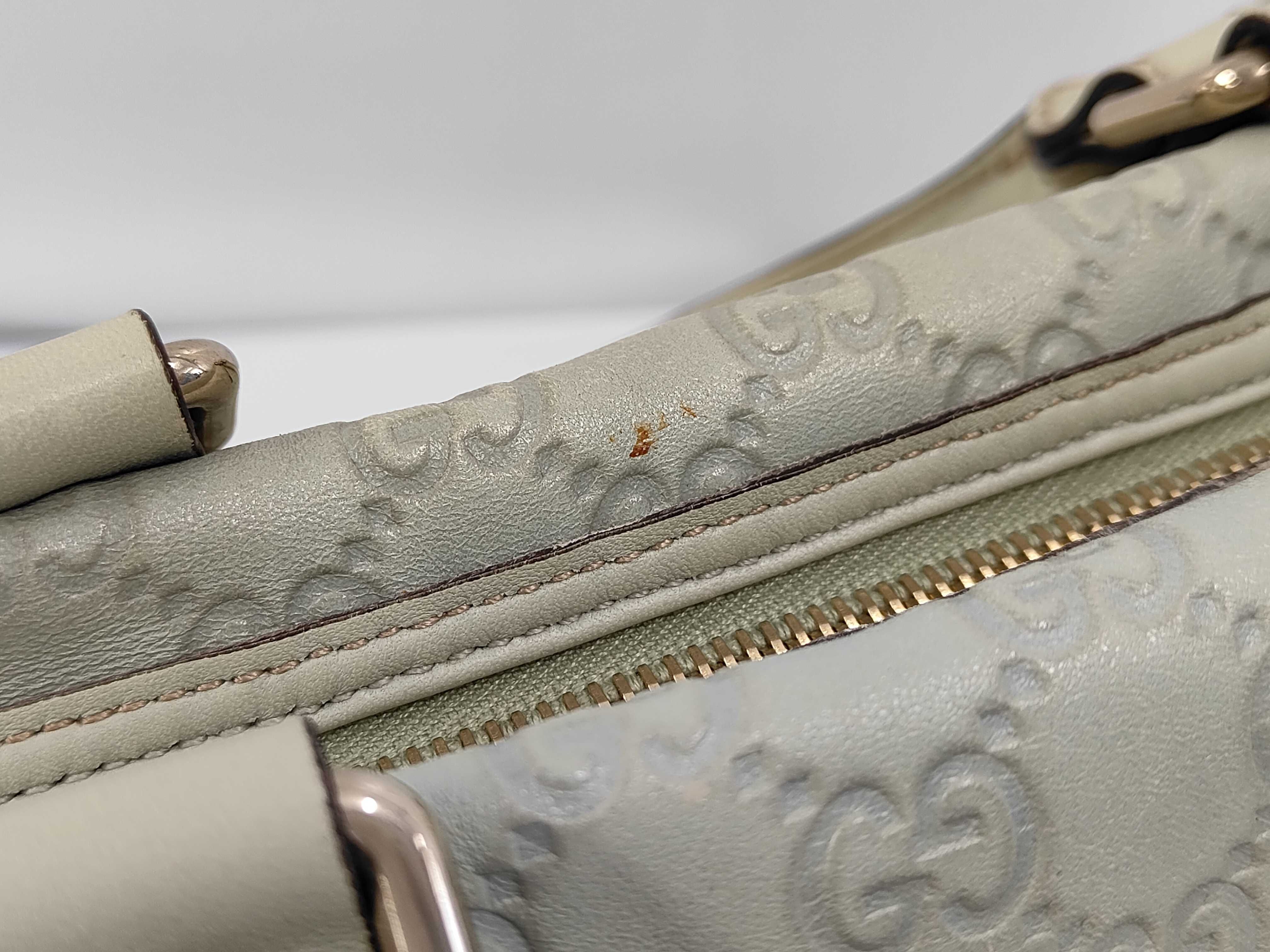 Guccissima Leather Boston Bag, Green, 193603 - Handbag — view 6
