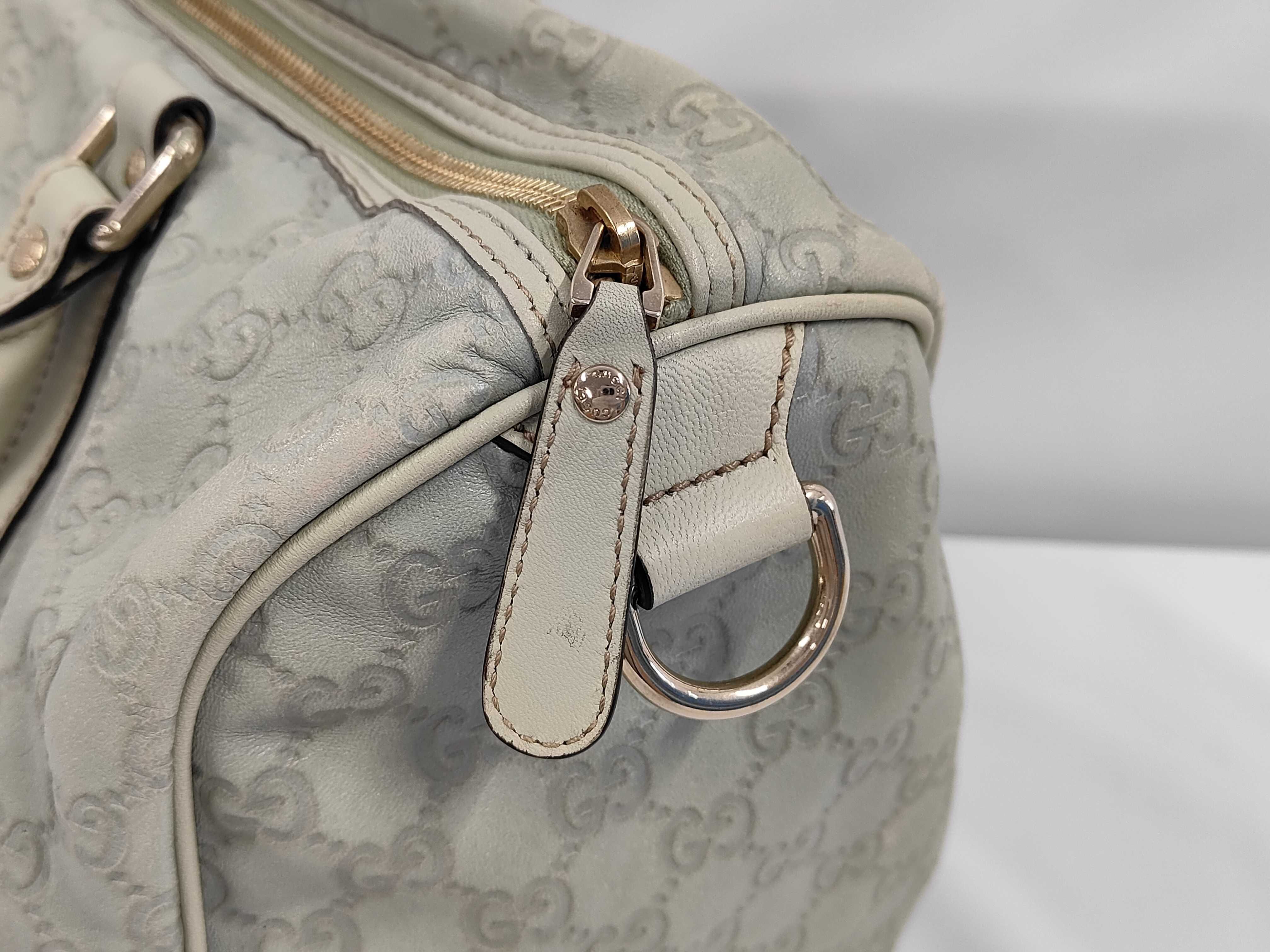 Guccissima Leather Boston Bag, Green, 193603 - Handbag — view 8