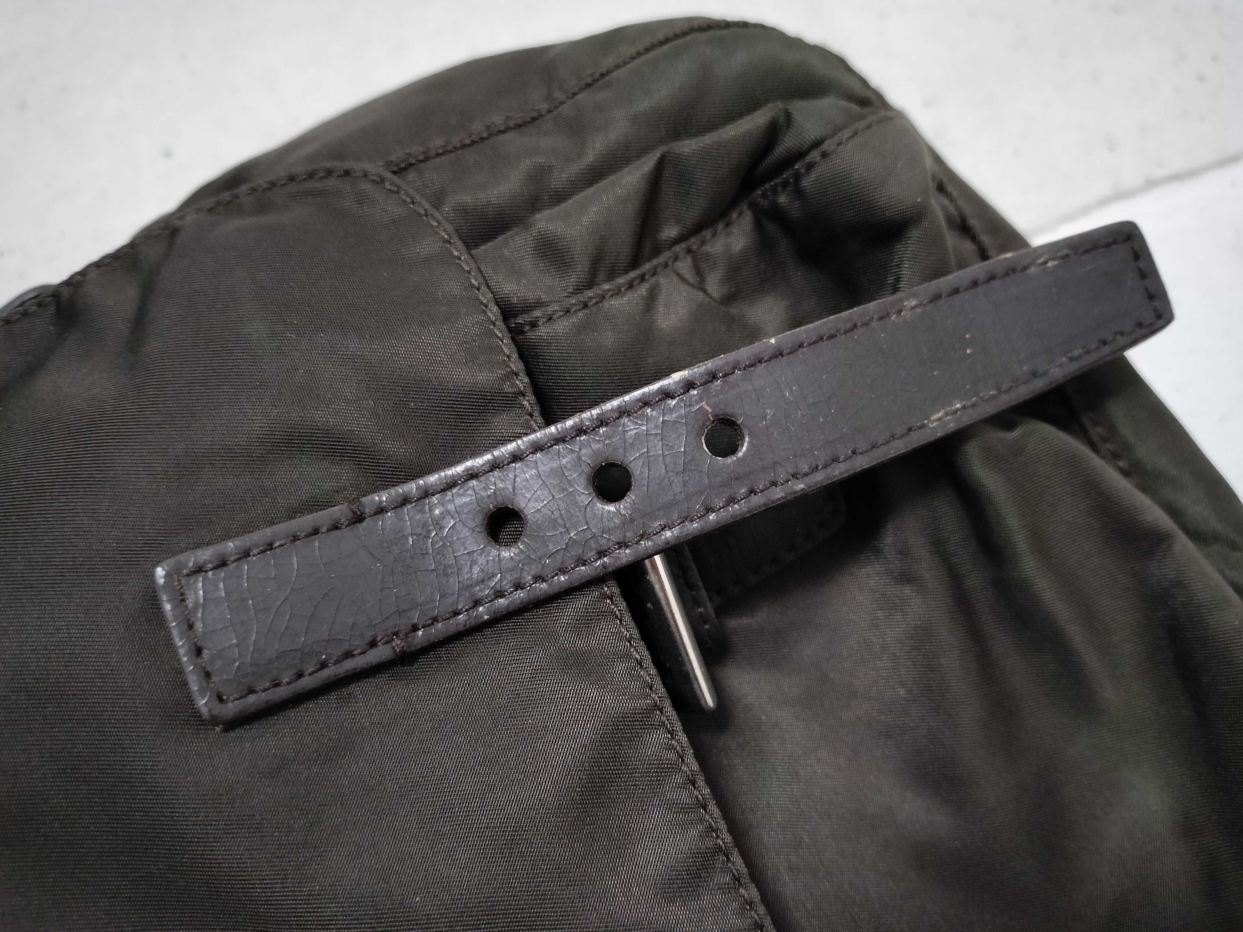 Nylon Shoulder Bag, Messenger Bag, Khaki Nylon Shoulder Bag — view 15
