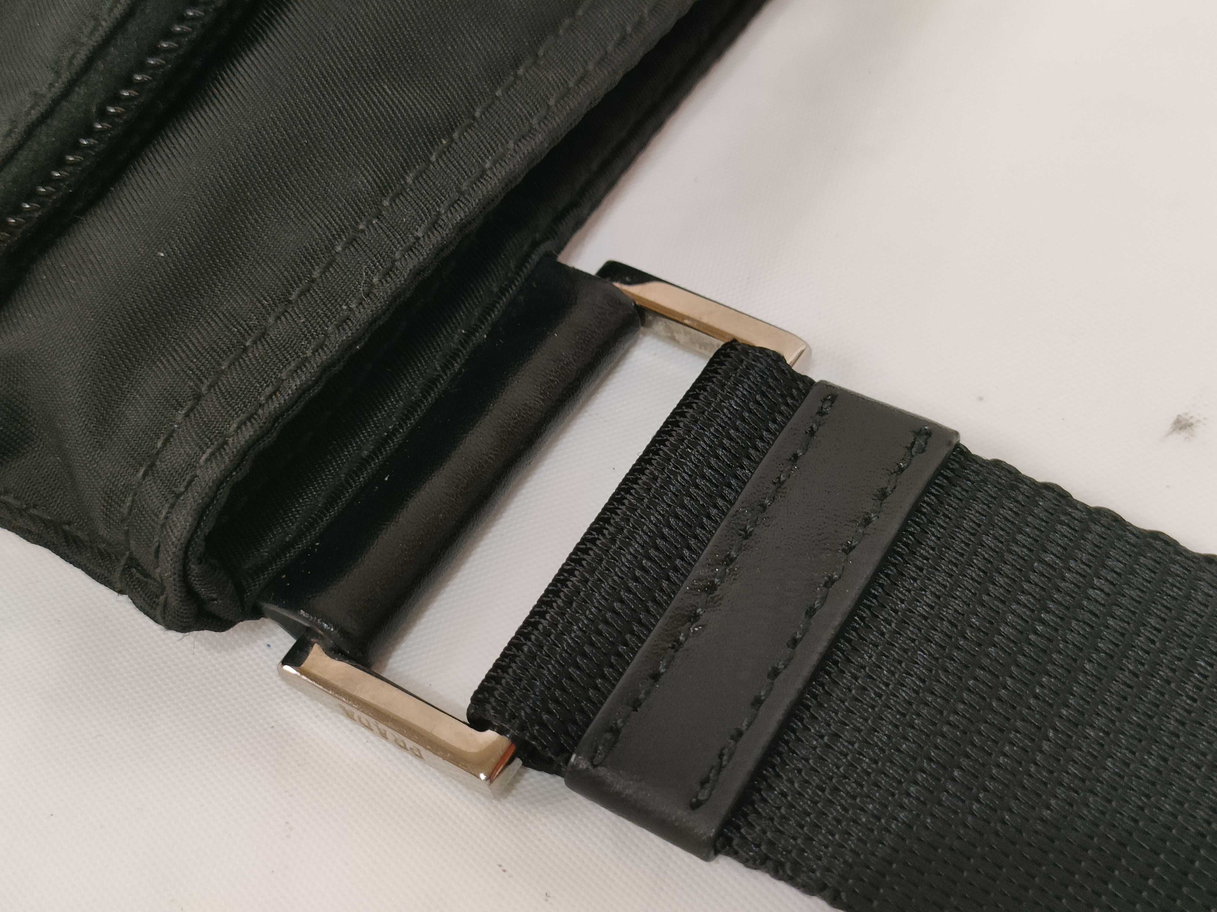 Nylon Shoulder Bag (Black) — view 4