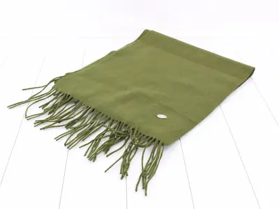 New, unused Fendi logo scarf with tags still attached.