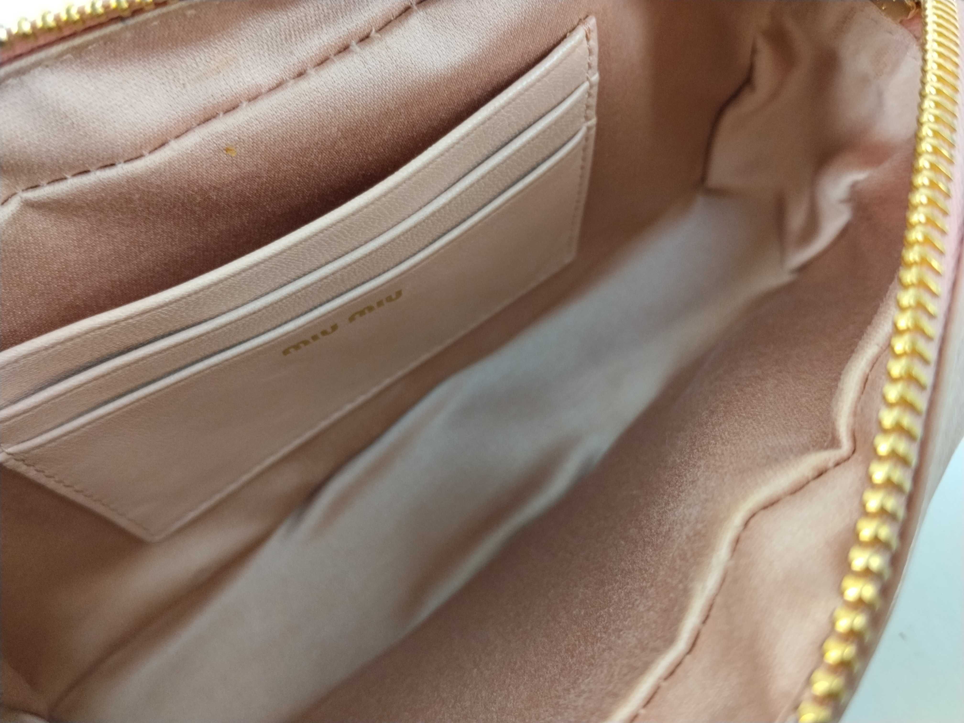 Chain Shoulder Bag, Nappa Leather, Pink Shoulder Bag — view 13