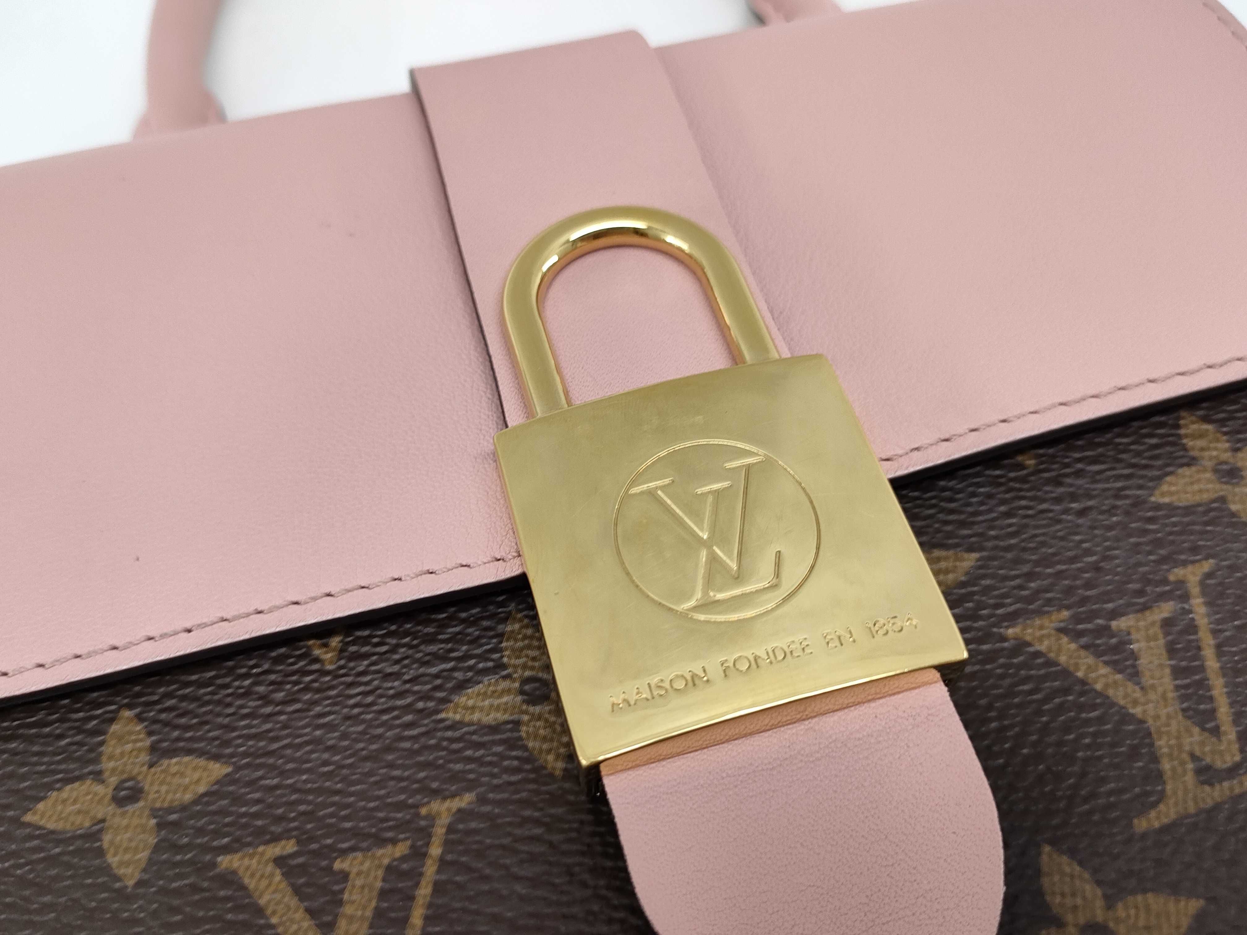 Monogram Louis Vuitton Rocky BB Monogram Rose Powder M44080 Handbag — view 13