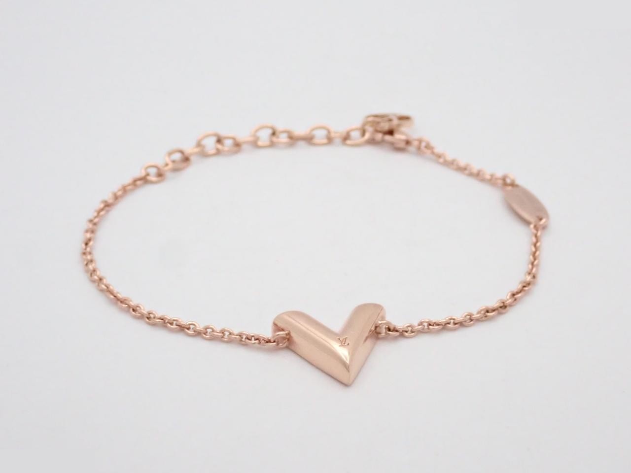 Essential V Bracelet PG (Rose Gold) - Wrist circumference approximately 20.5 cm