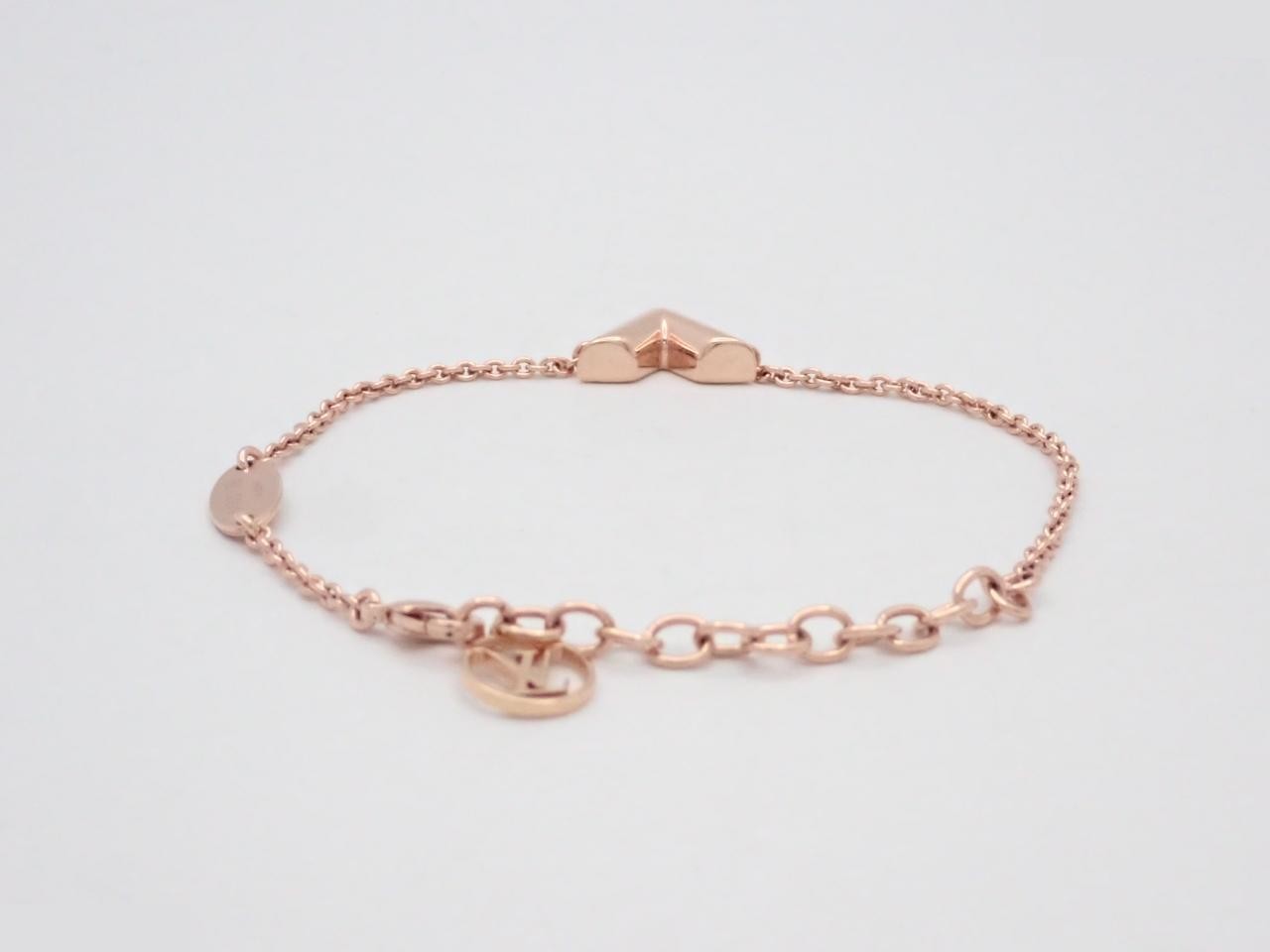 Essential V Bracelet PG (Rose Gold) - Wrist circumference approximately 20.5 cm — view 2