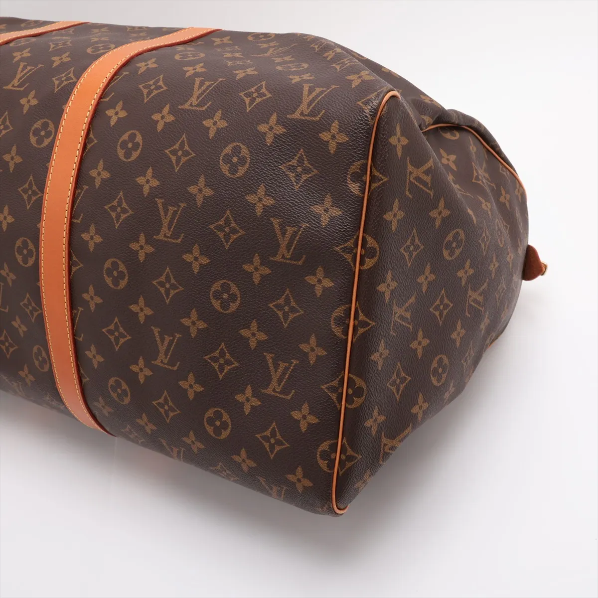 Monogram Keepall 55 M41424 SD0956 Brown, padlock lock secured. — view 3