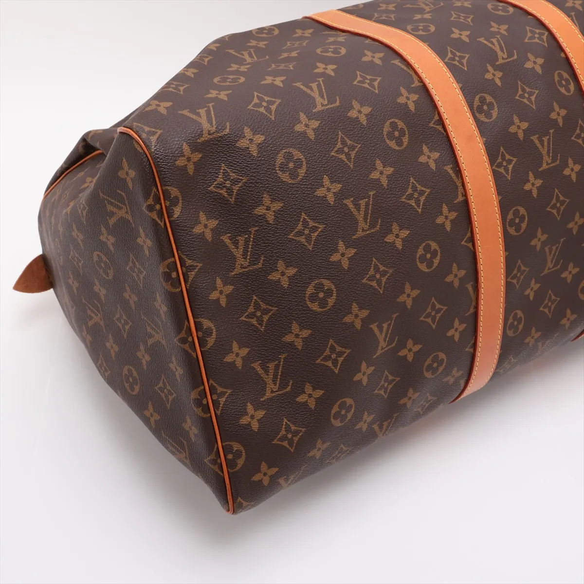 Monogram Keepall 55 M41424 SD0956 Brown, padlock lock secured. — view 4