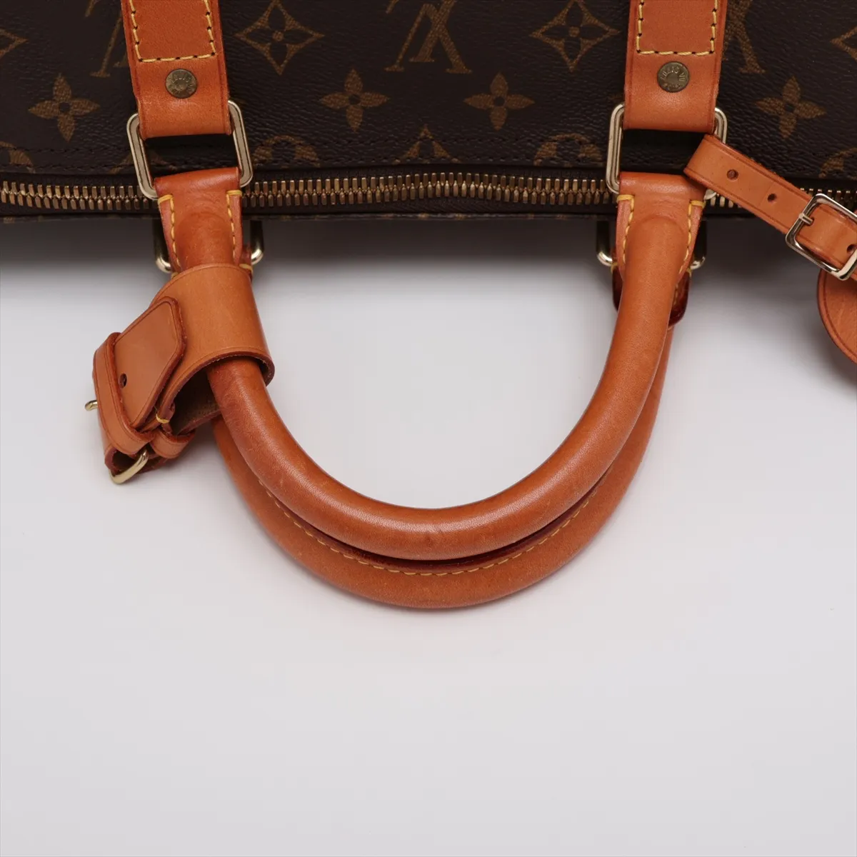 Monogram Keepall 55 M41424 SD0956 Brown, padlock lock secured. — view 5