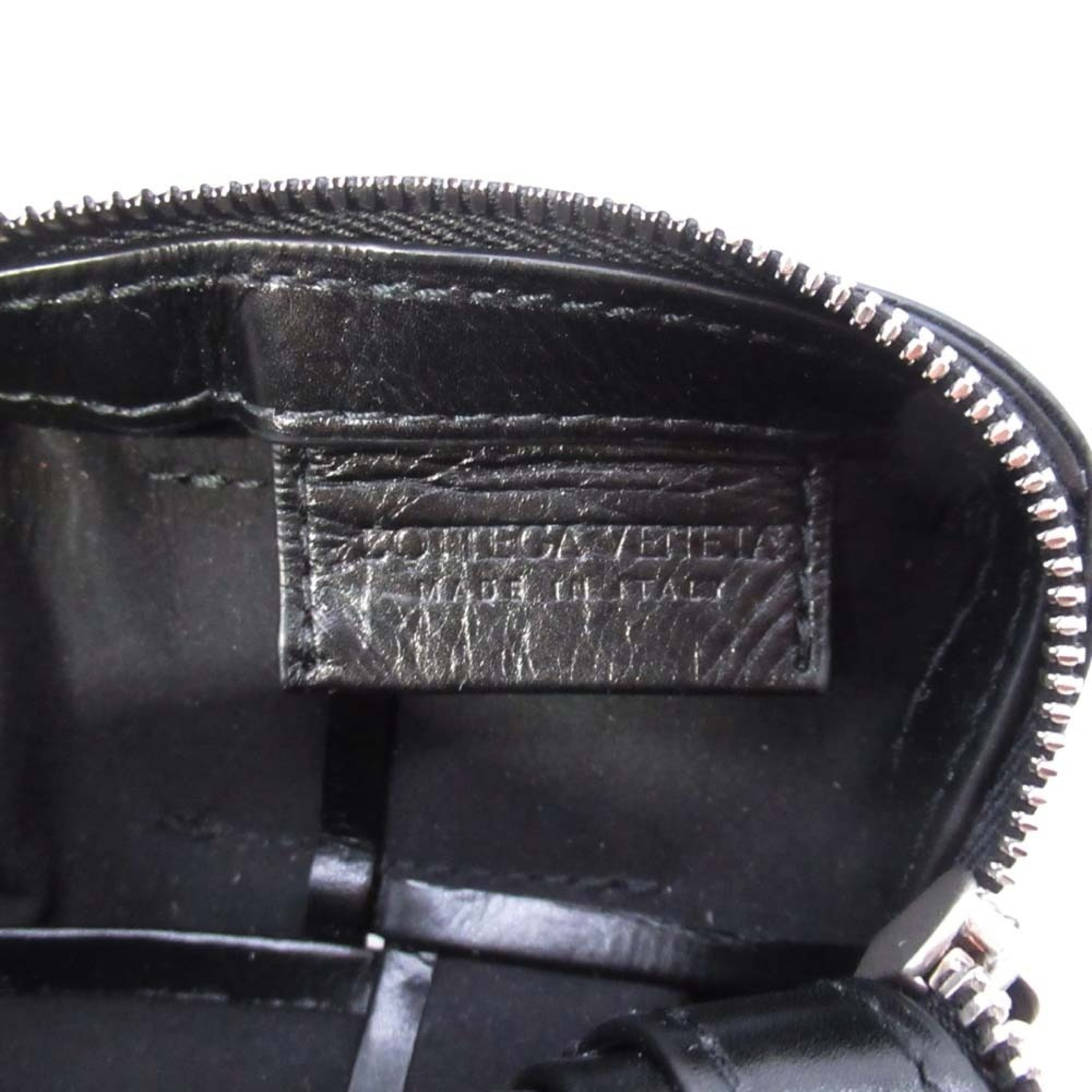 Maxi Intrecciato Leather Cassette Belt Pouch Black Waist Bag — view 8