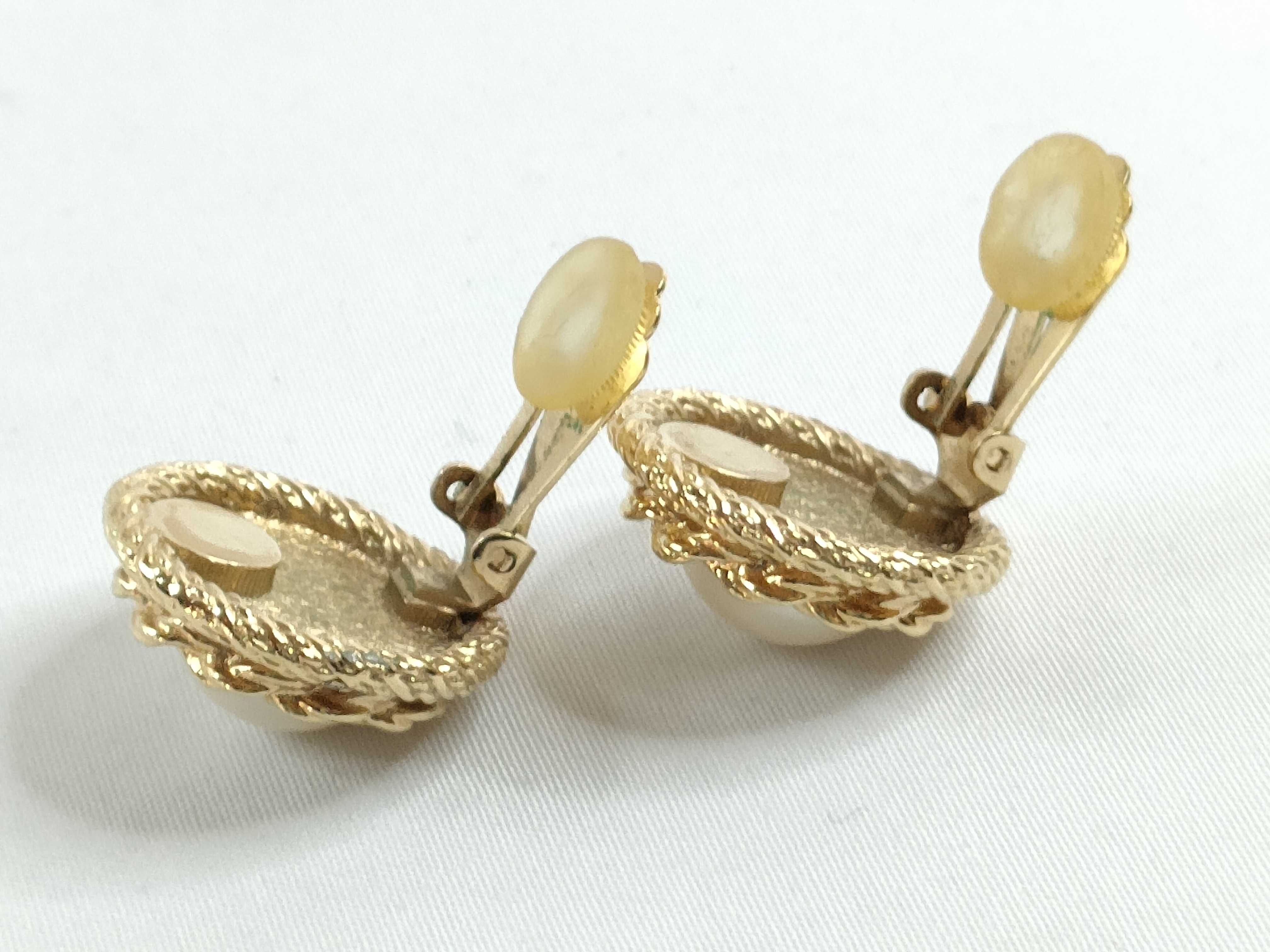 Pearl Earrings Gold Earrings — view 3