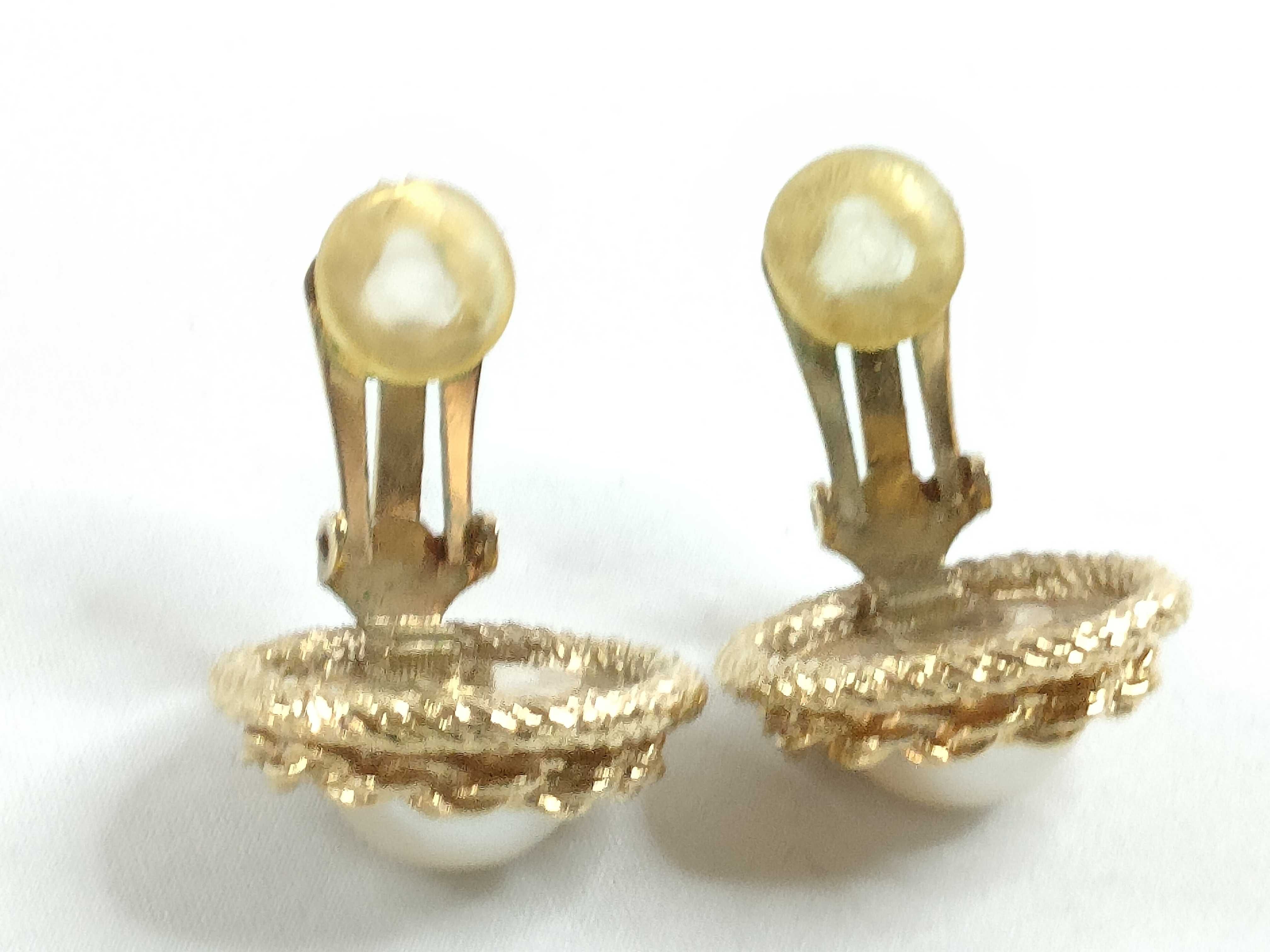 Pearl Earrings Gold Earrings — view 4