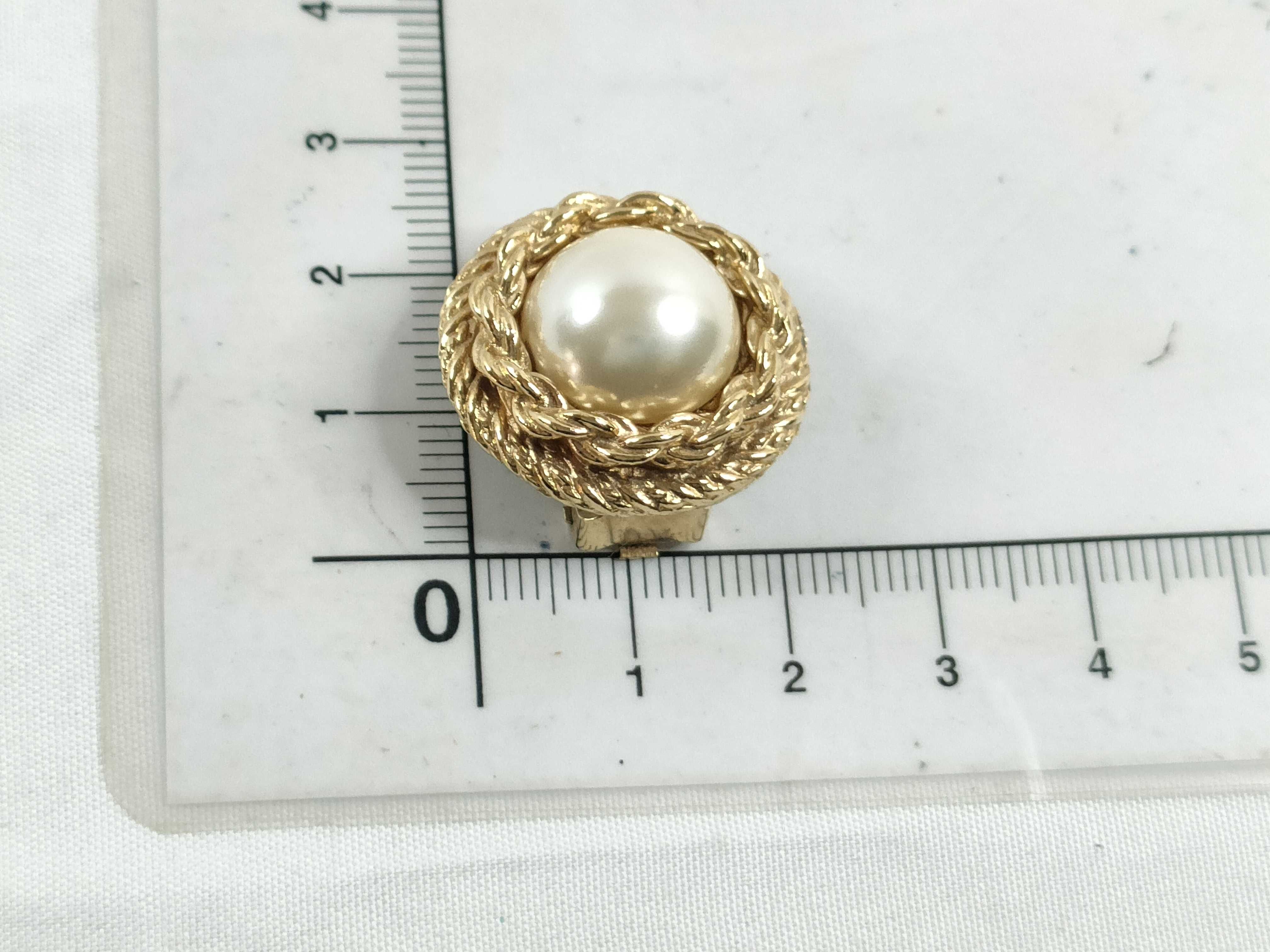 Pearl Earrings Gold Earrings — view 8