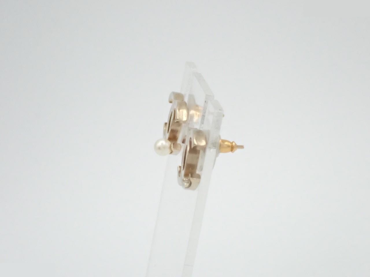 Coco Mark Pearl Earrings — view 3