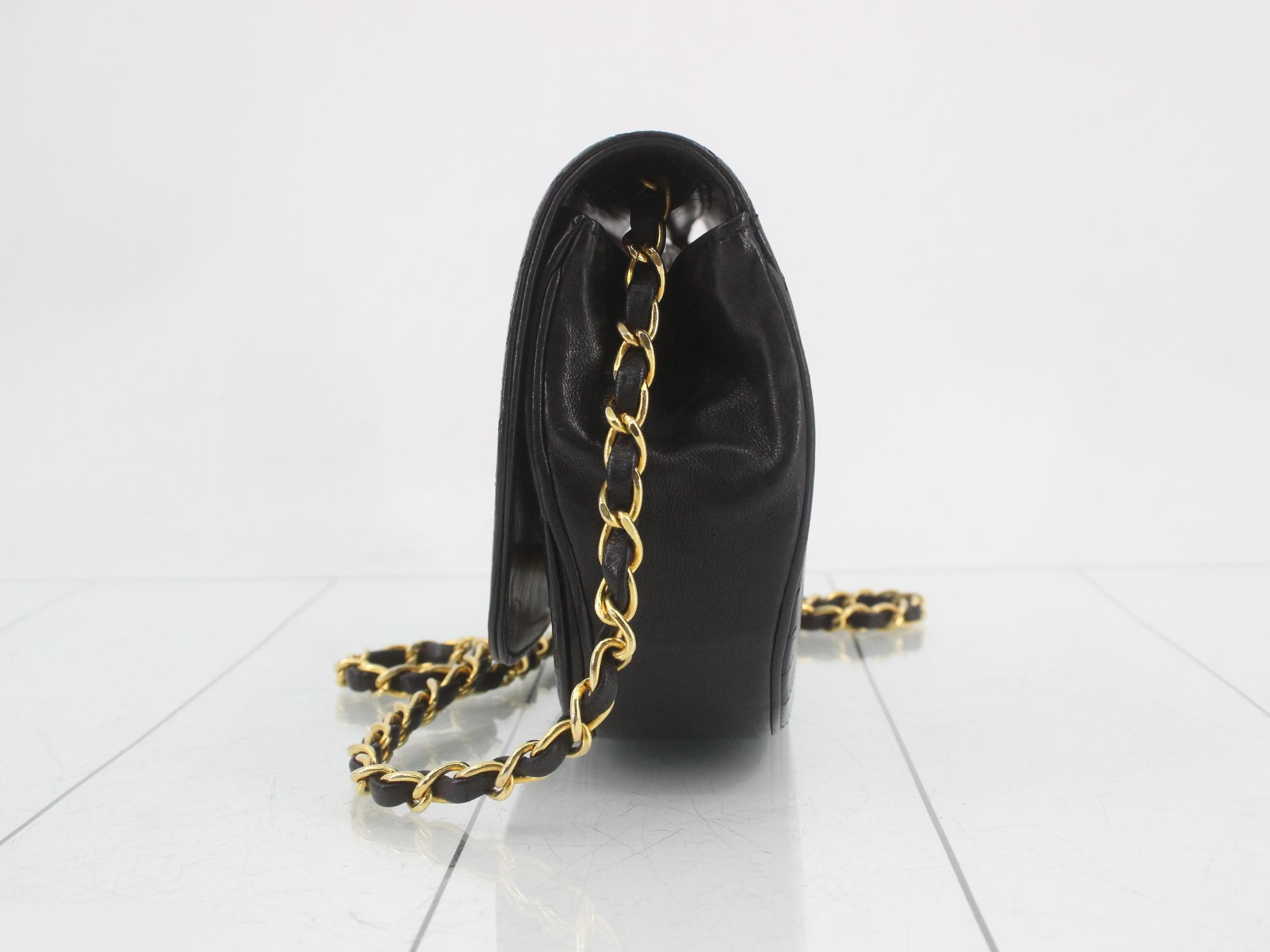 Half Moon Chain Shoulder Bag, Box, Dust Bag — view 3