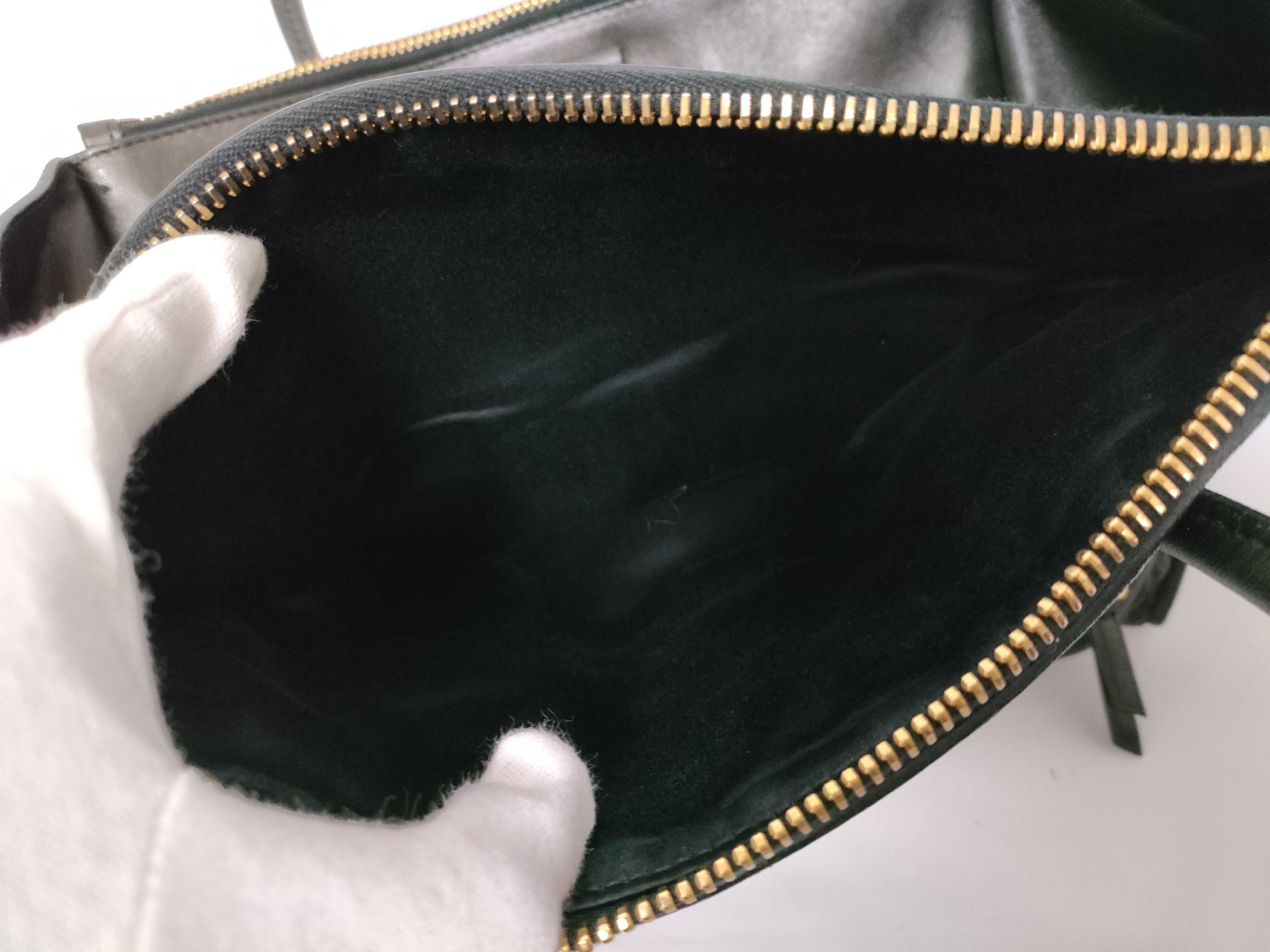 Miu Biker Leather Tote Bag — view 13