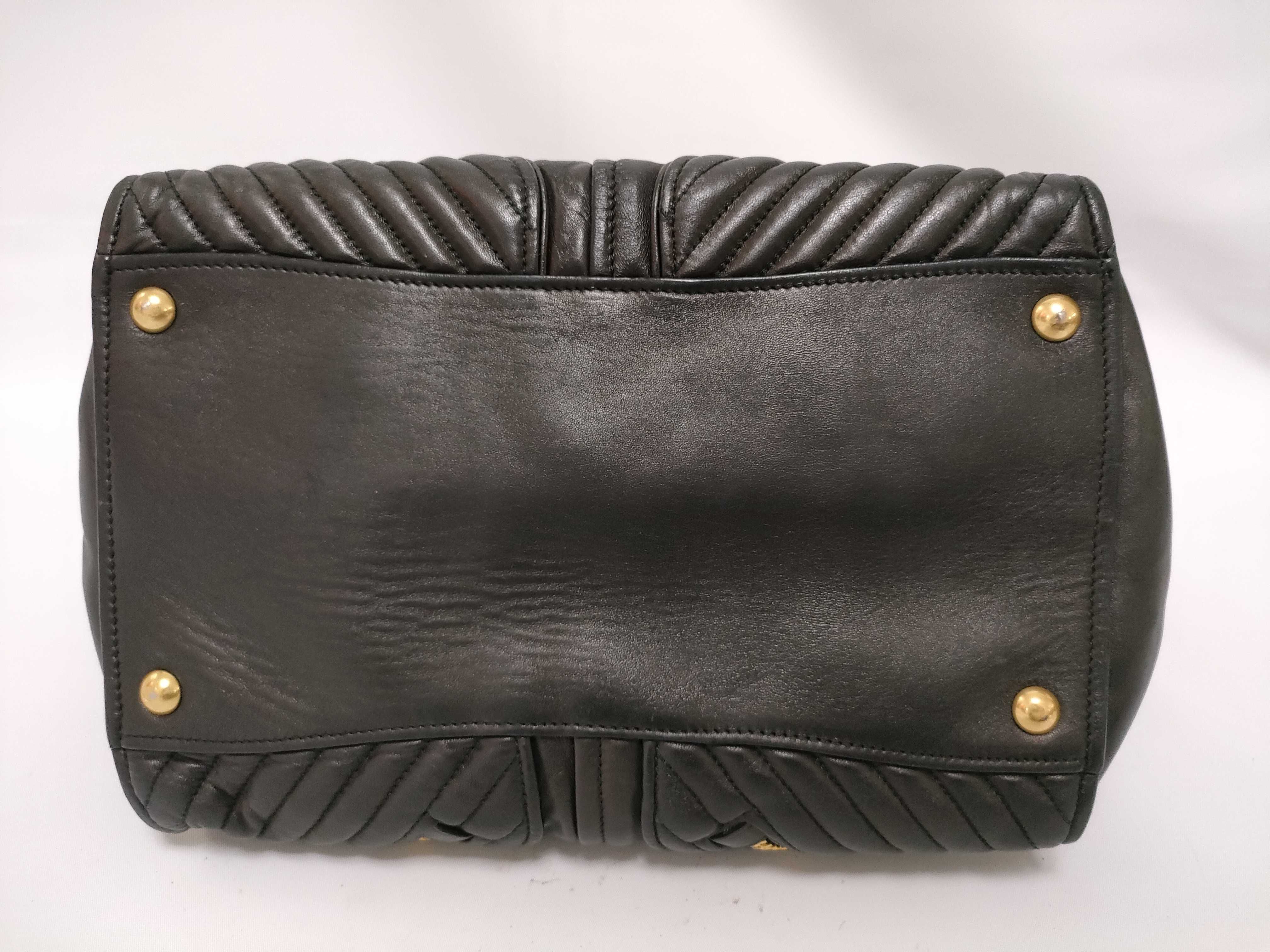 Miu Biker Leather Tote Bag — view 4