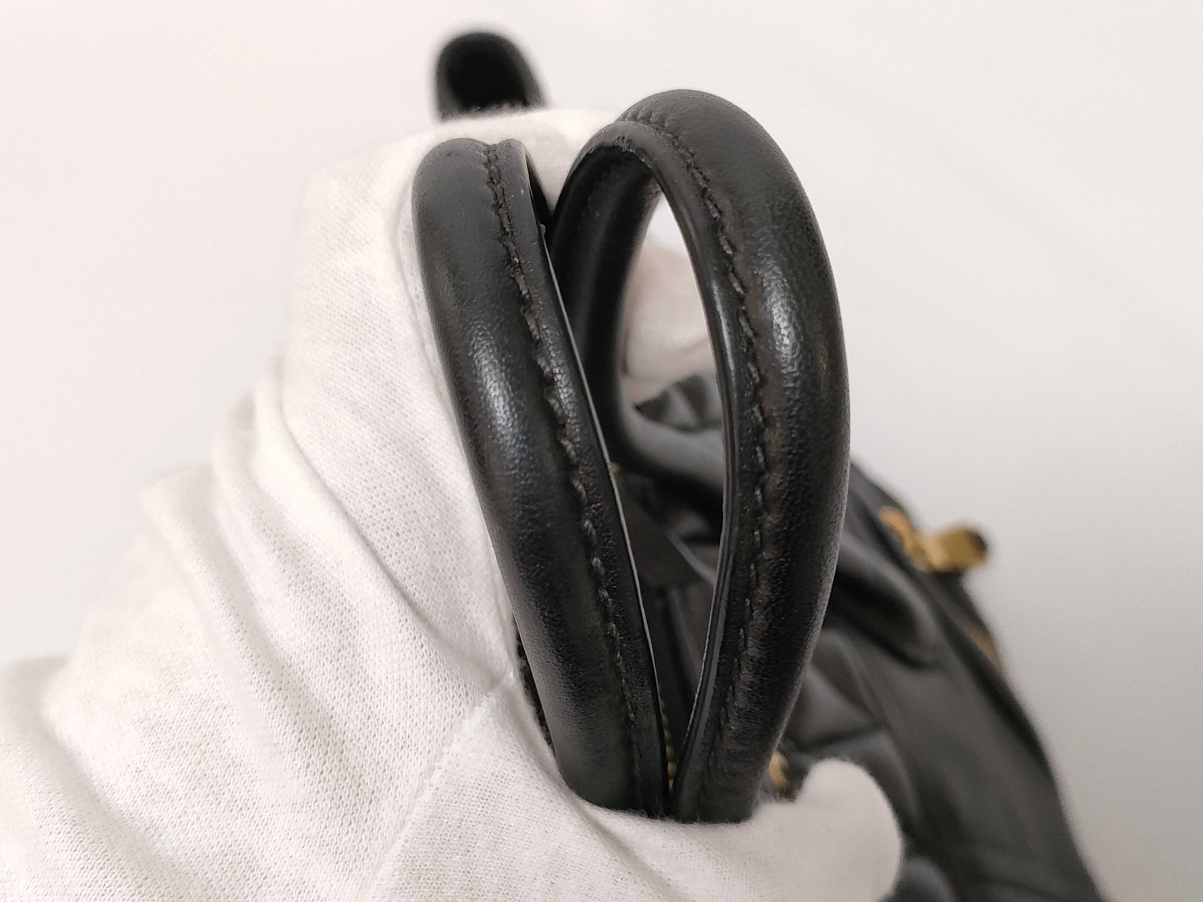 Miu Biker Leather Tote Bag — view 7