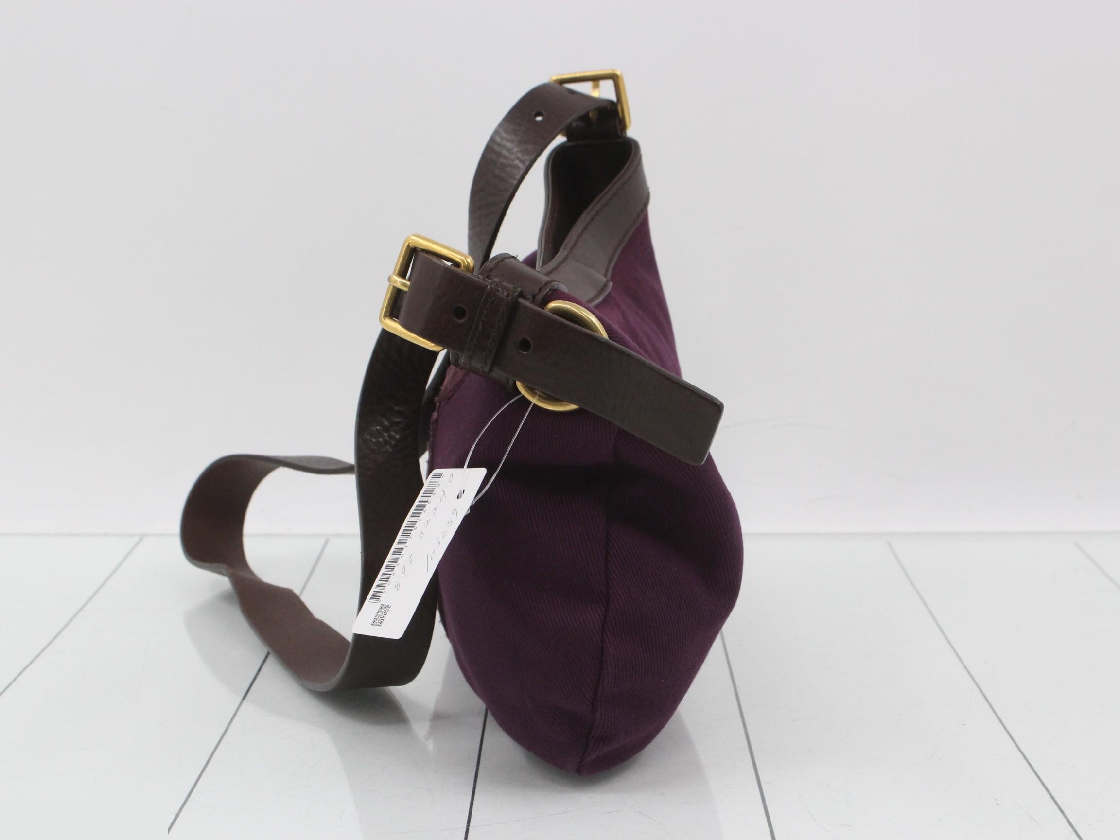 147399 Rive Gauche Shoulder Bag, Gold Hardware, Canvas, Leather — view 3