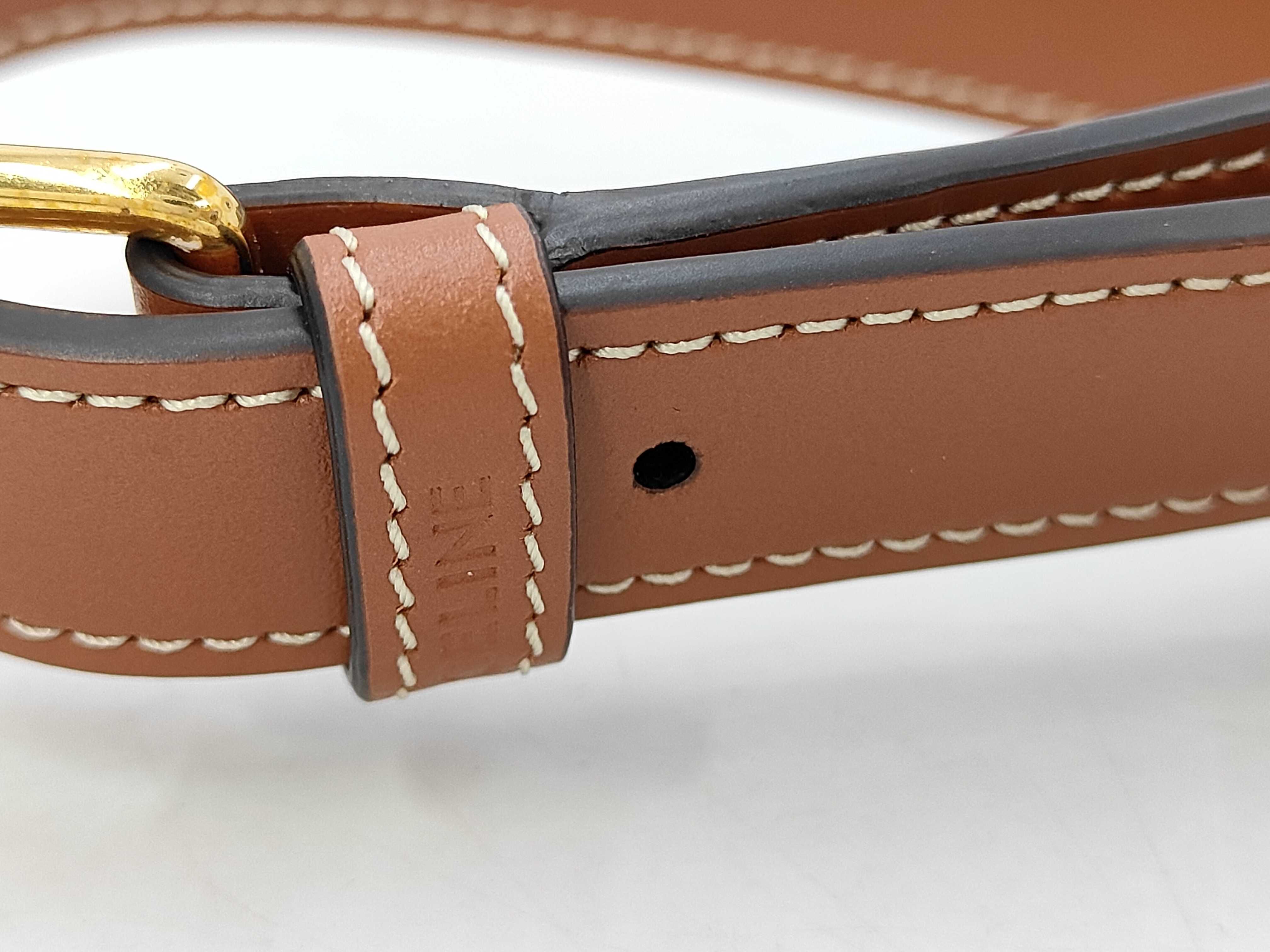 Triomphe PVC x Leather Bucket Shoulder Bag — view 7