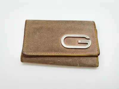 Suede Key Case