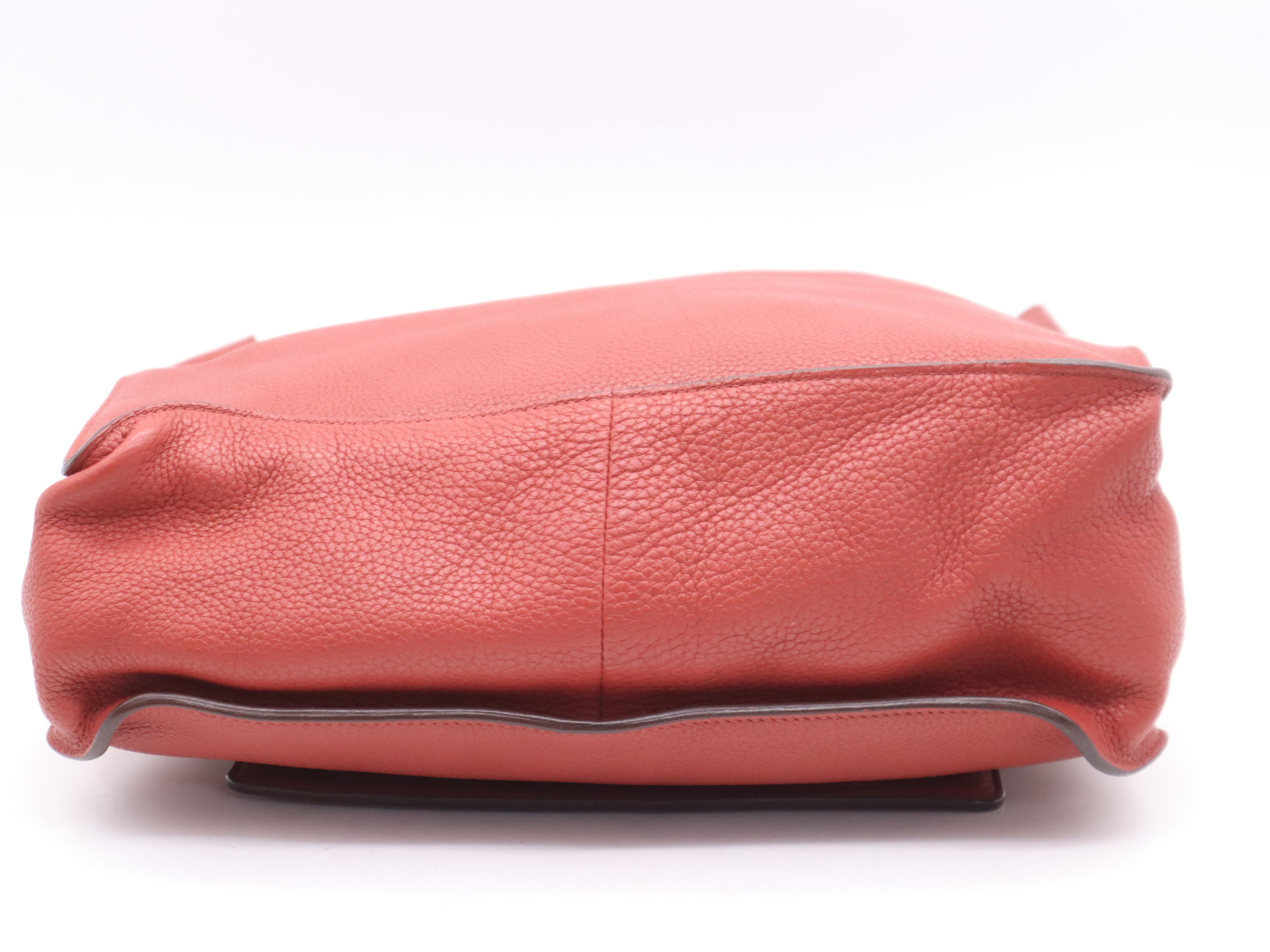 Marwari GM Tote Bag, Red/Dark Brown, M stamp, 2009, with dust bag. — view 4