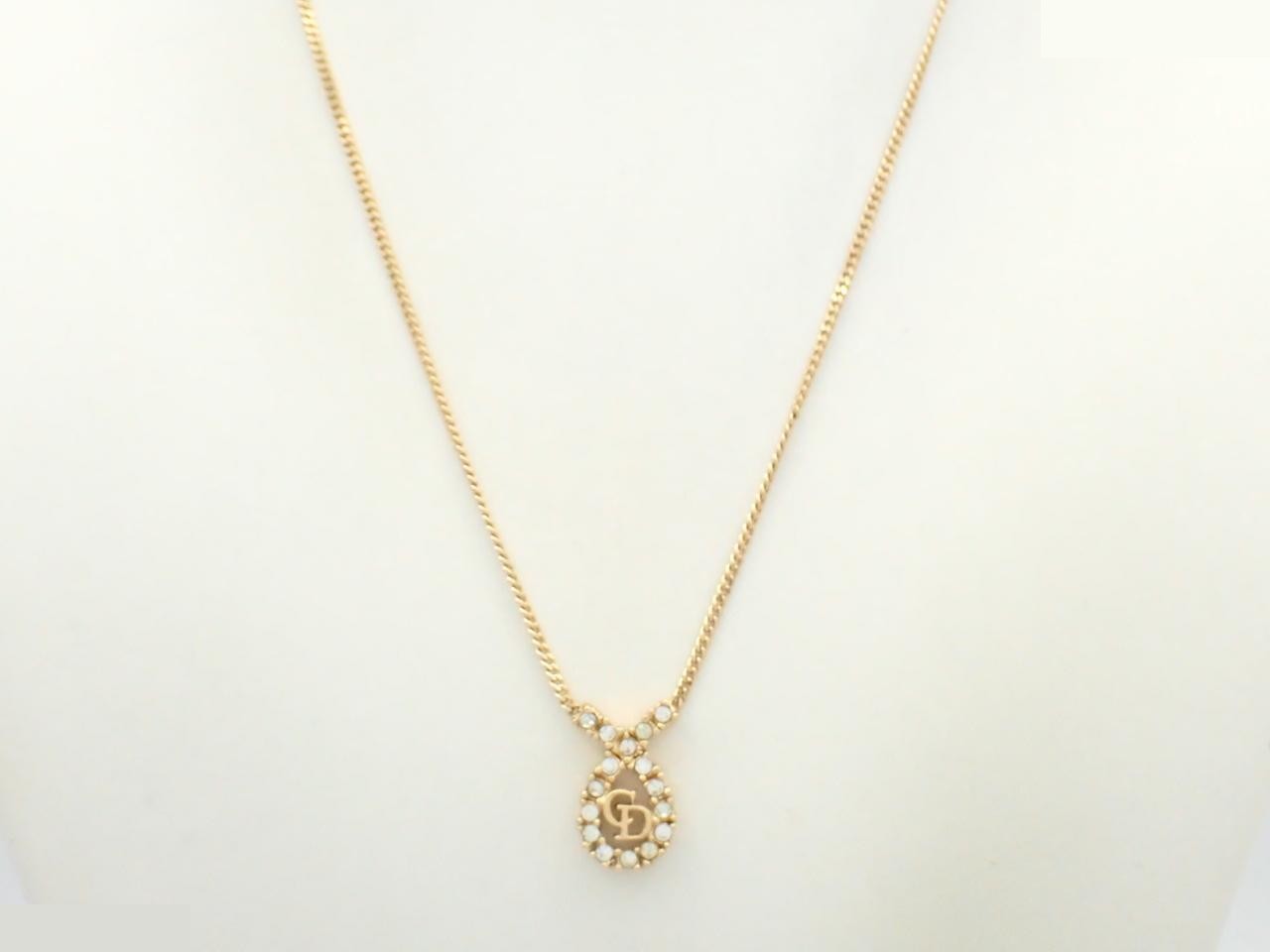 Gold necklace, chain approximately 44cm — view 3