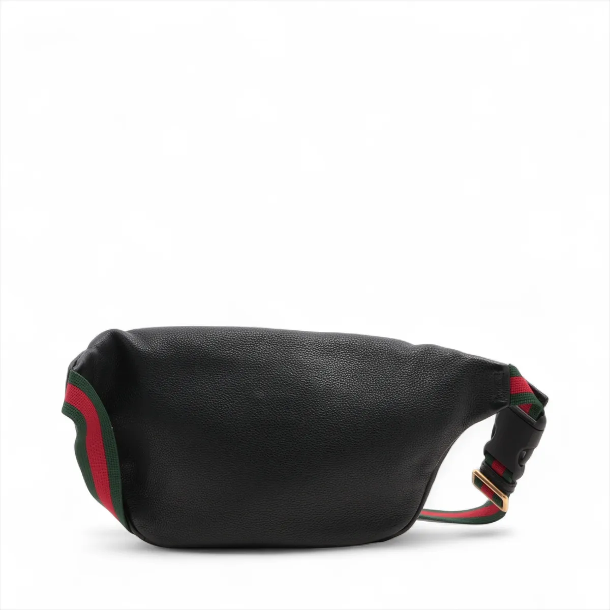logo print leather body bag black 530412 — view 2