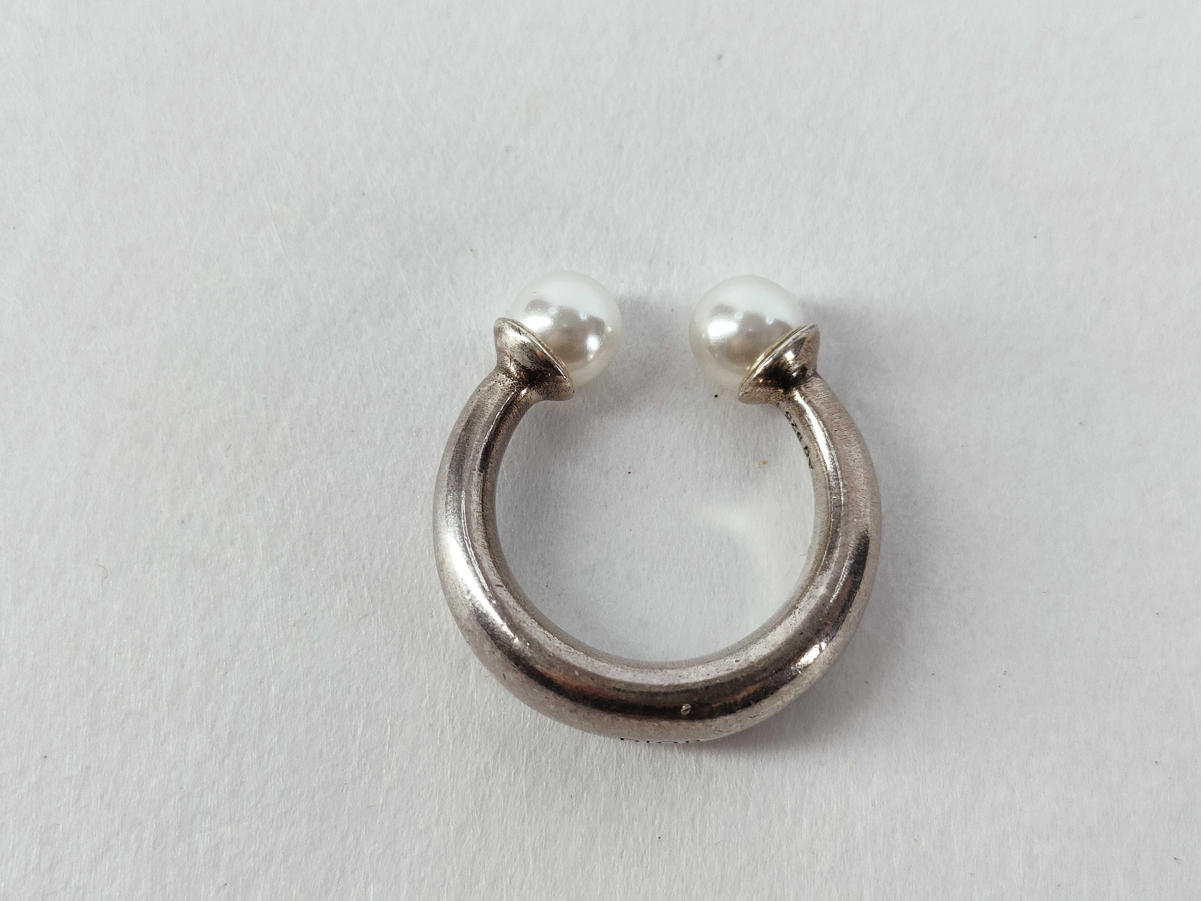 Tribal Pearl Ring, Size S — view 4