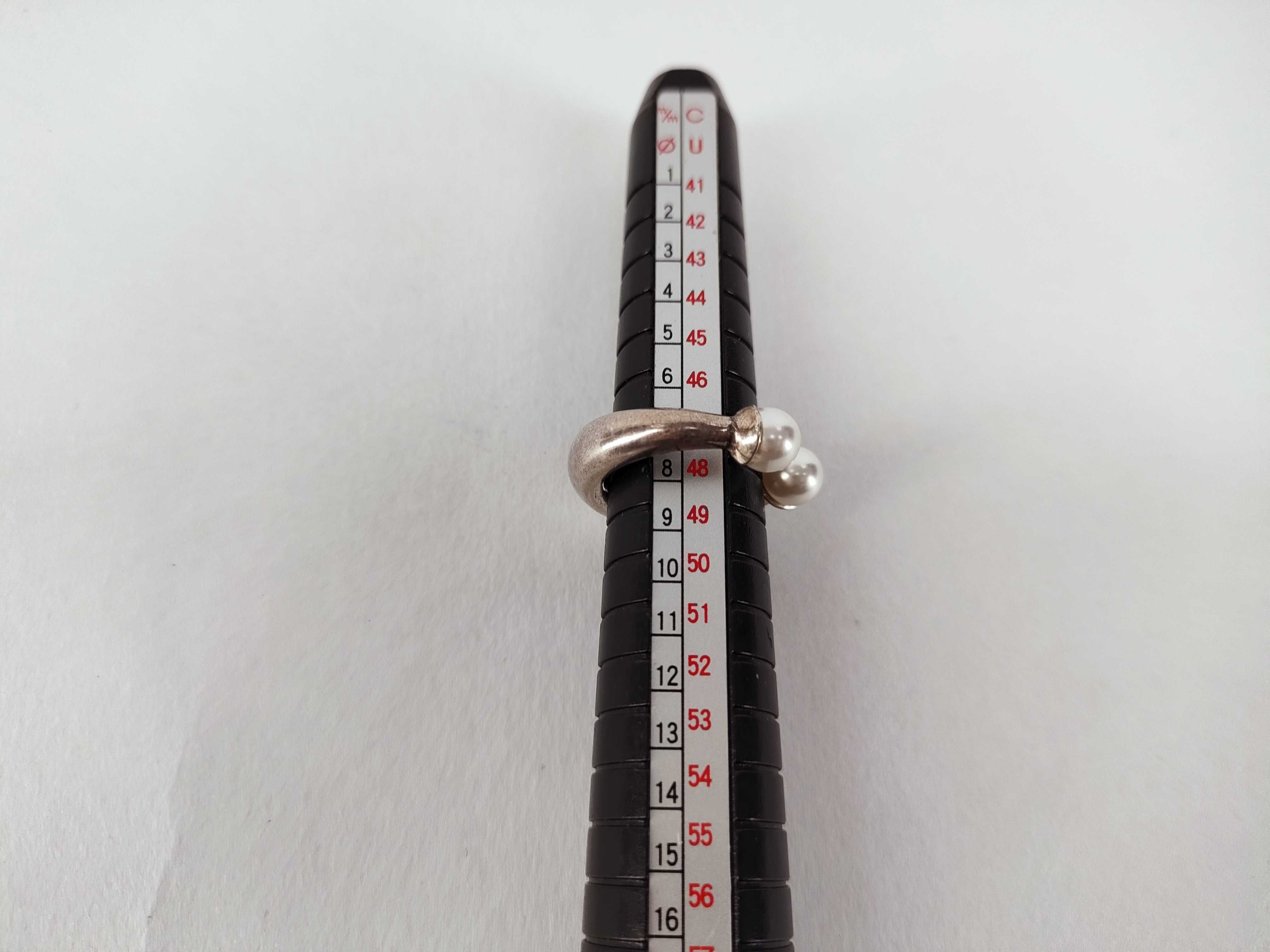 Tribal Pearl Ring, Size S — view 10