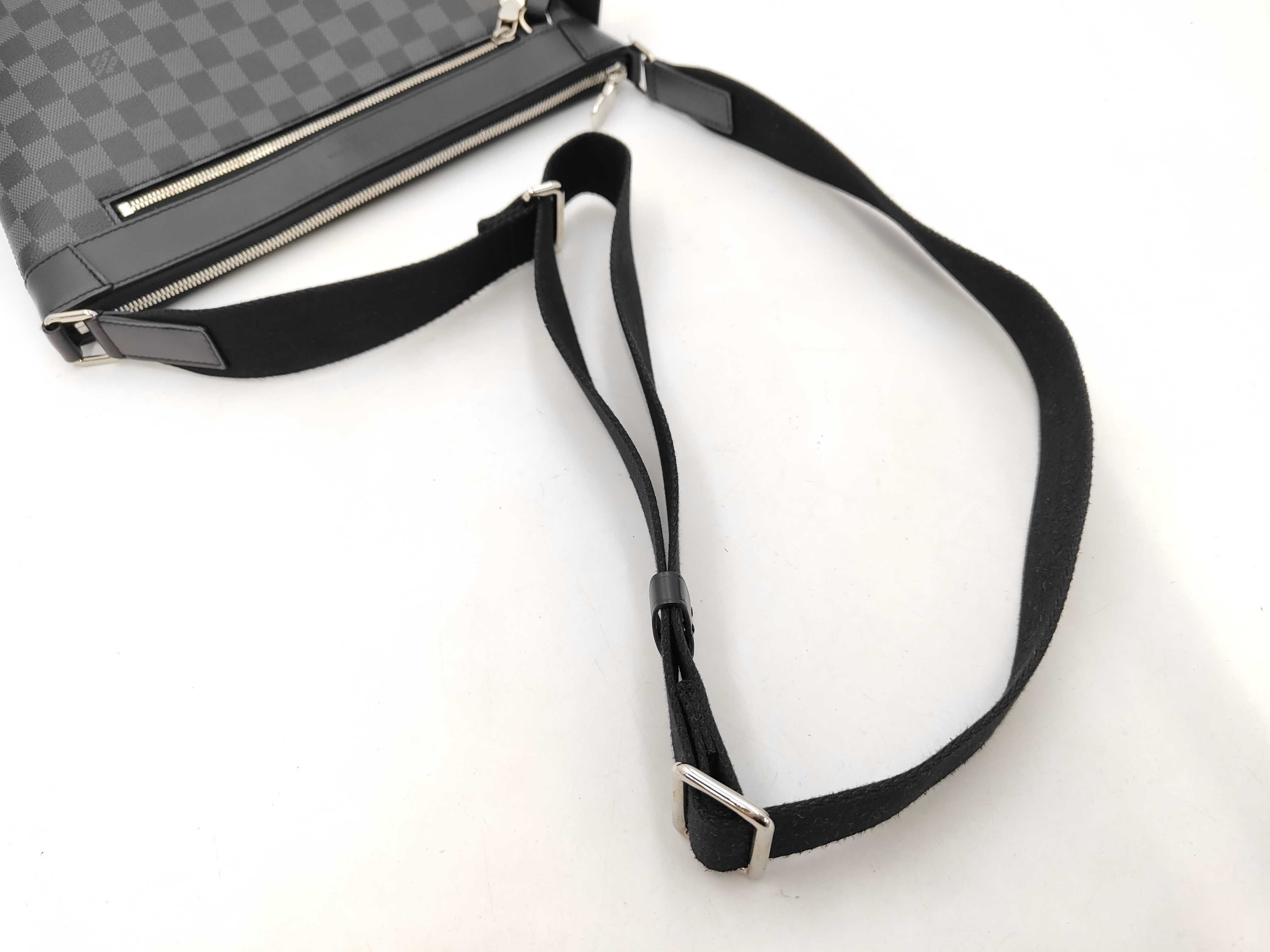 Damier Graphite Mick PM NM Shoulder Bag — view 4