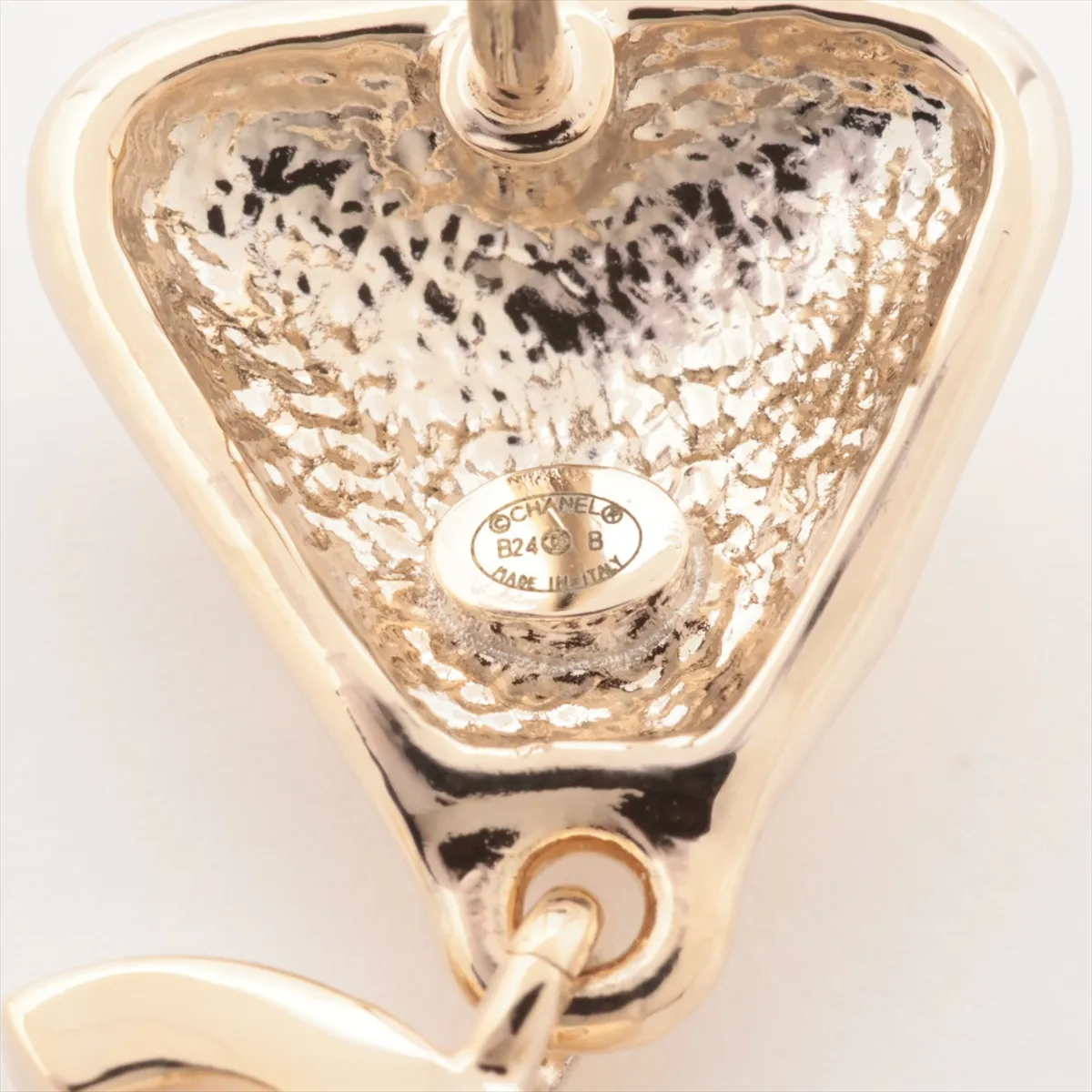 Cocomark B24B Earrings (for both ears) GP x Rhinestone Gold — view 5
