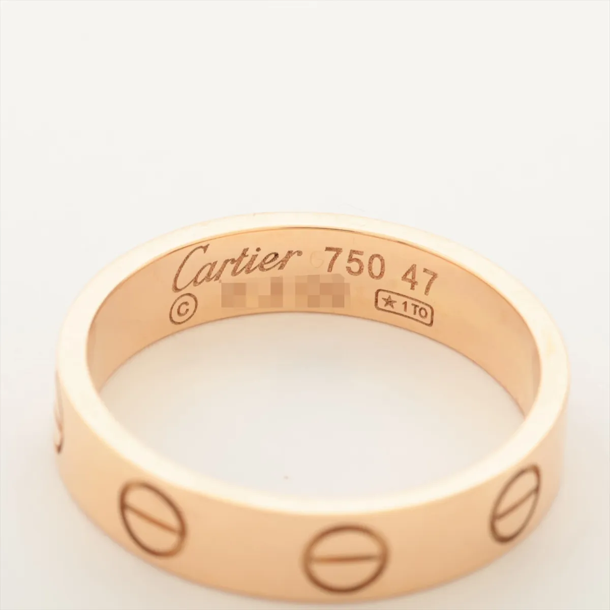 Mini Love Ring 750(PG) 2.9g 47 Name IY3120 — view 3