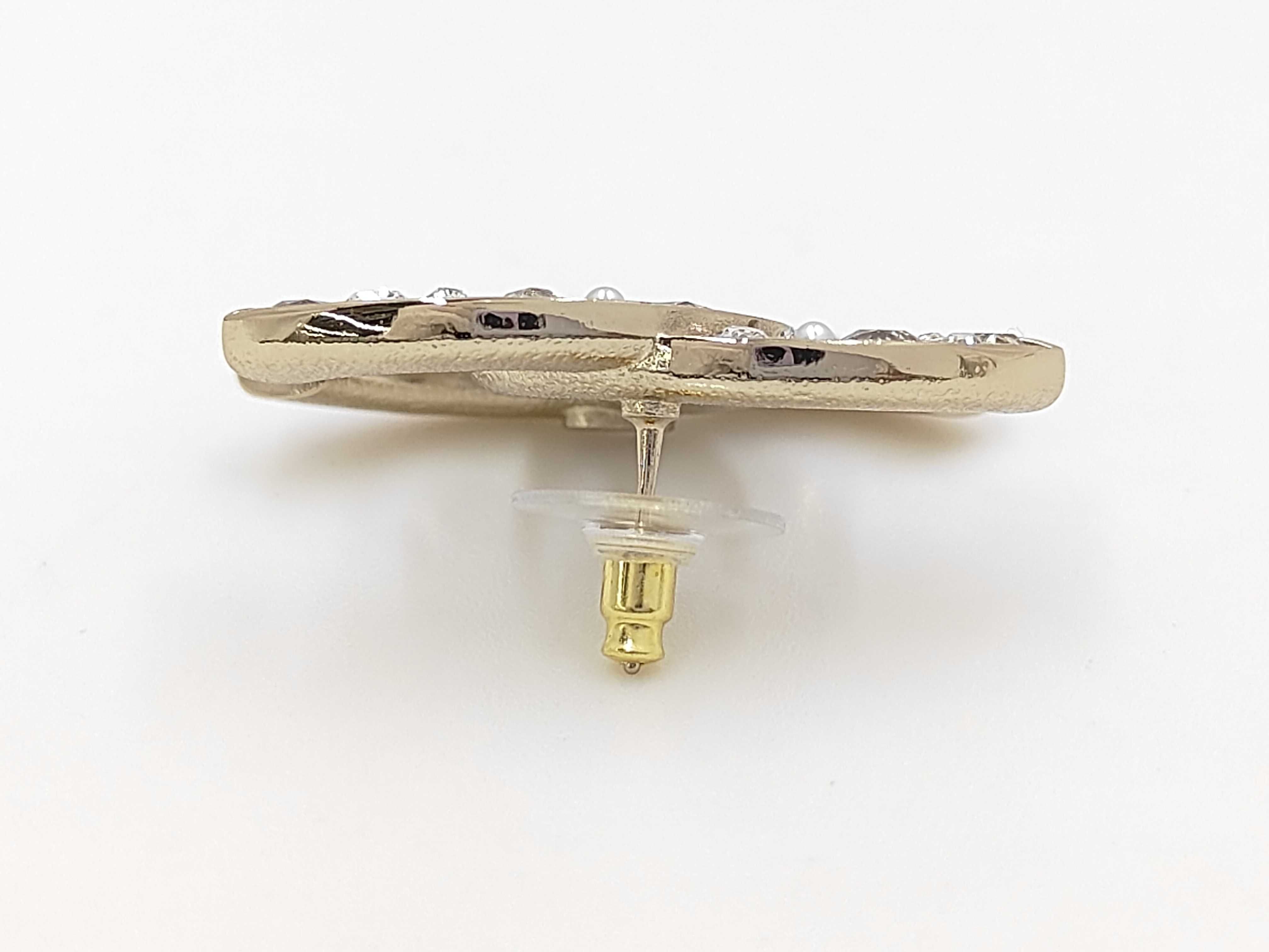 F25P Coco Mark Stone Earrings — view 2