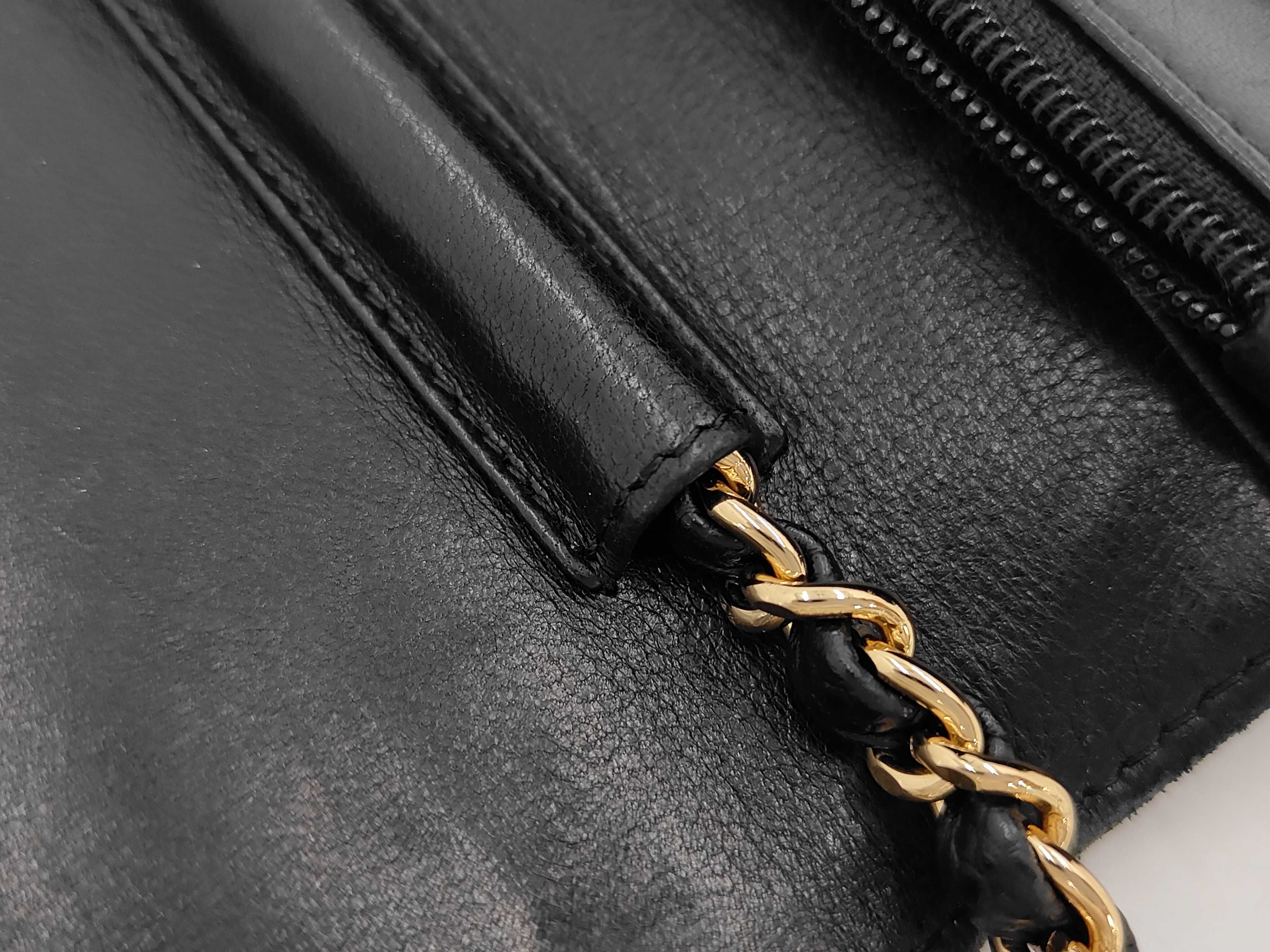 Caviar Skin Large Coco Chain Shoulder Bag Chain Wallet with Sticker (Serial Number in the 10s) — view 7