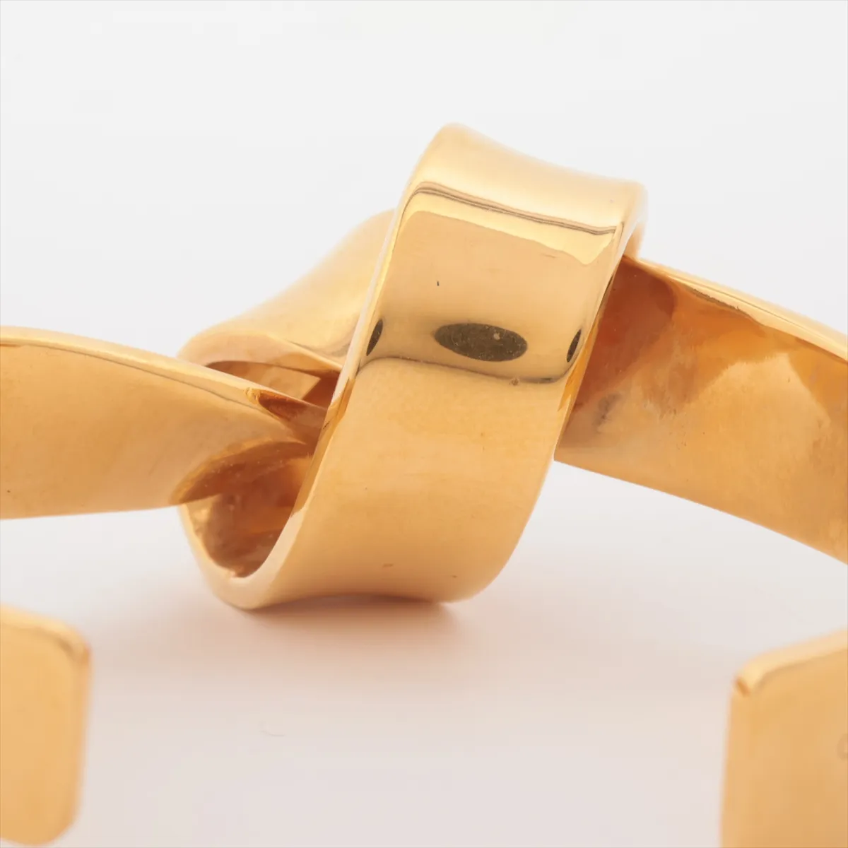 Knot Bangle, Size S, GP Gold. Shows signs of wear, — view 4