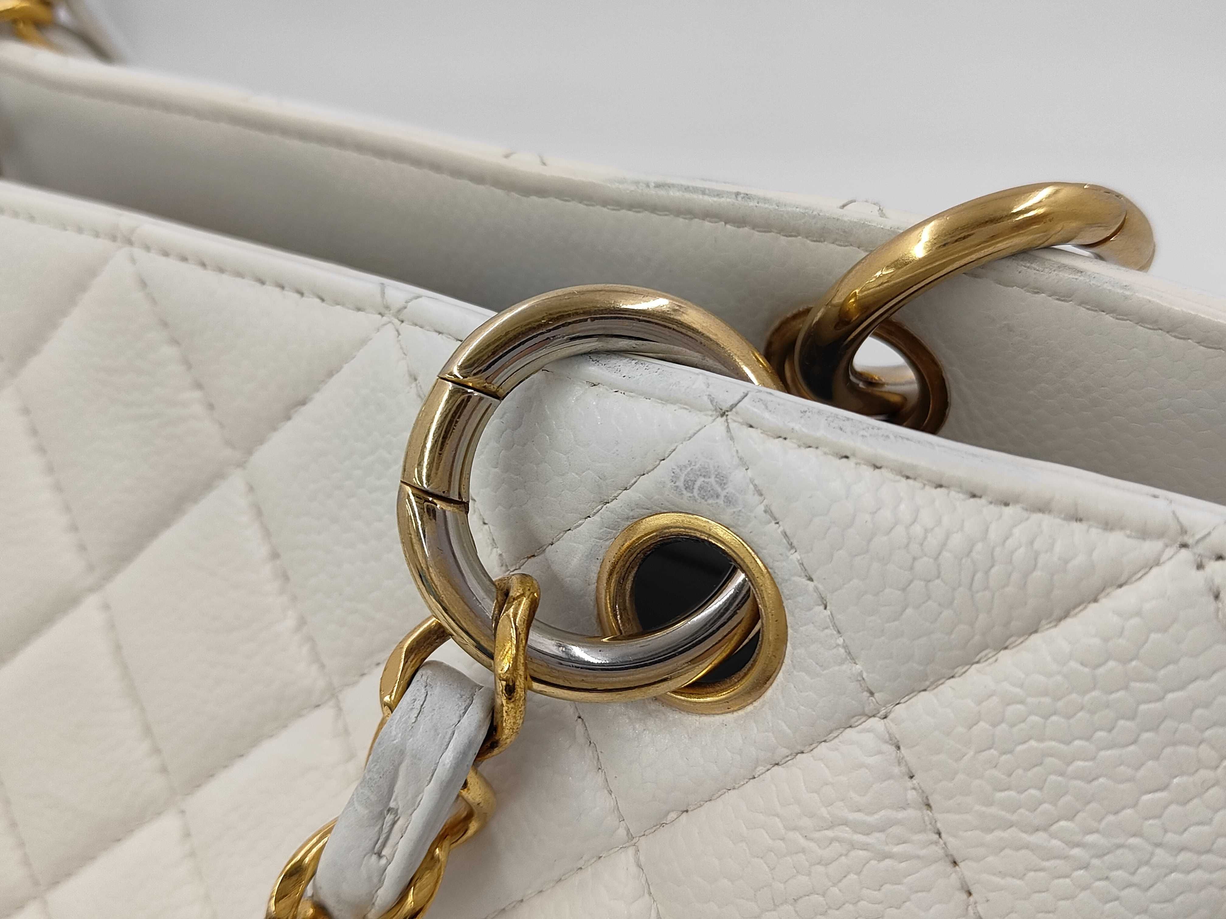 Grained Calfskin White GST 4872750 Bag — view 7