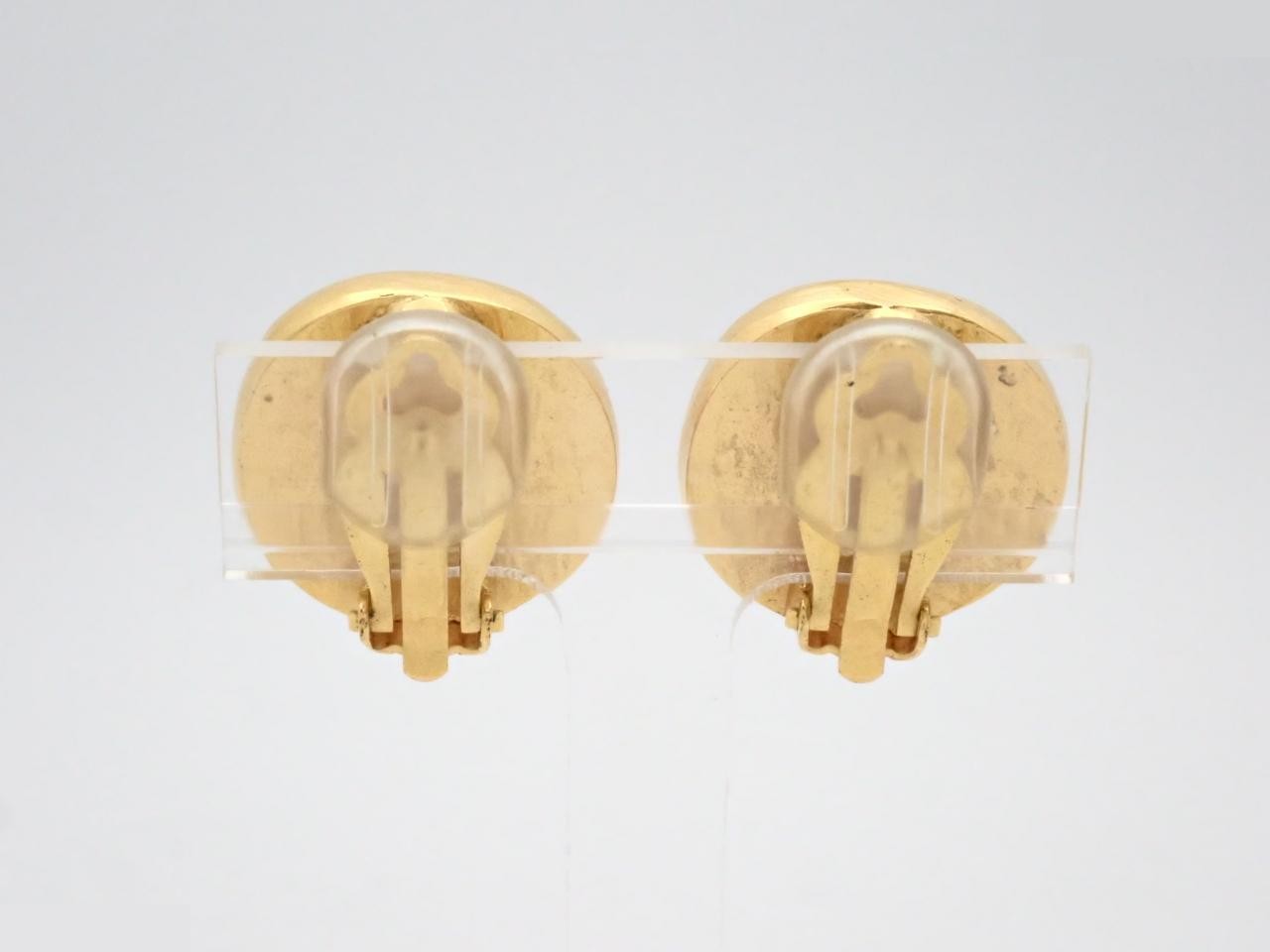 Coco Mark Gold Earrings 98P — view 2